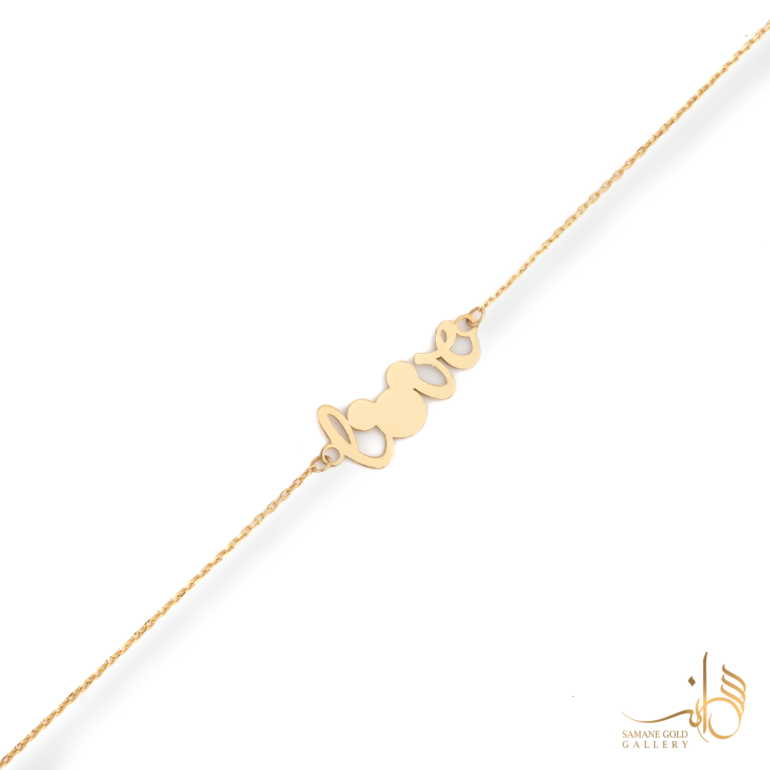 دستبند طلا میکی و لاو