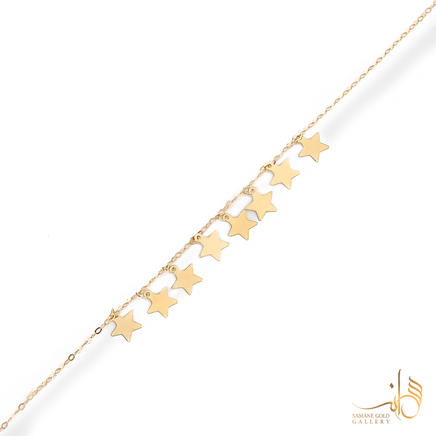 دستبند طلا آویز ستاره