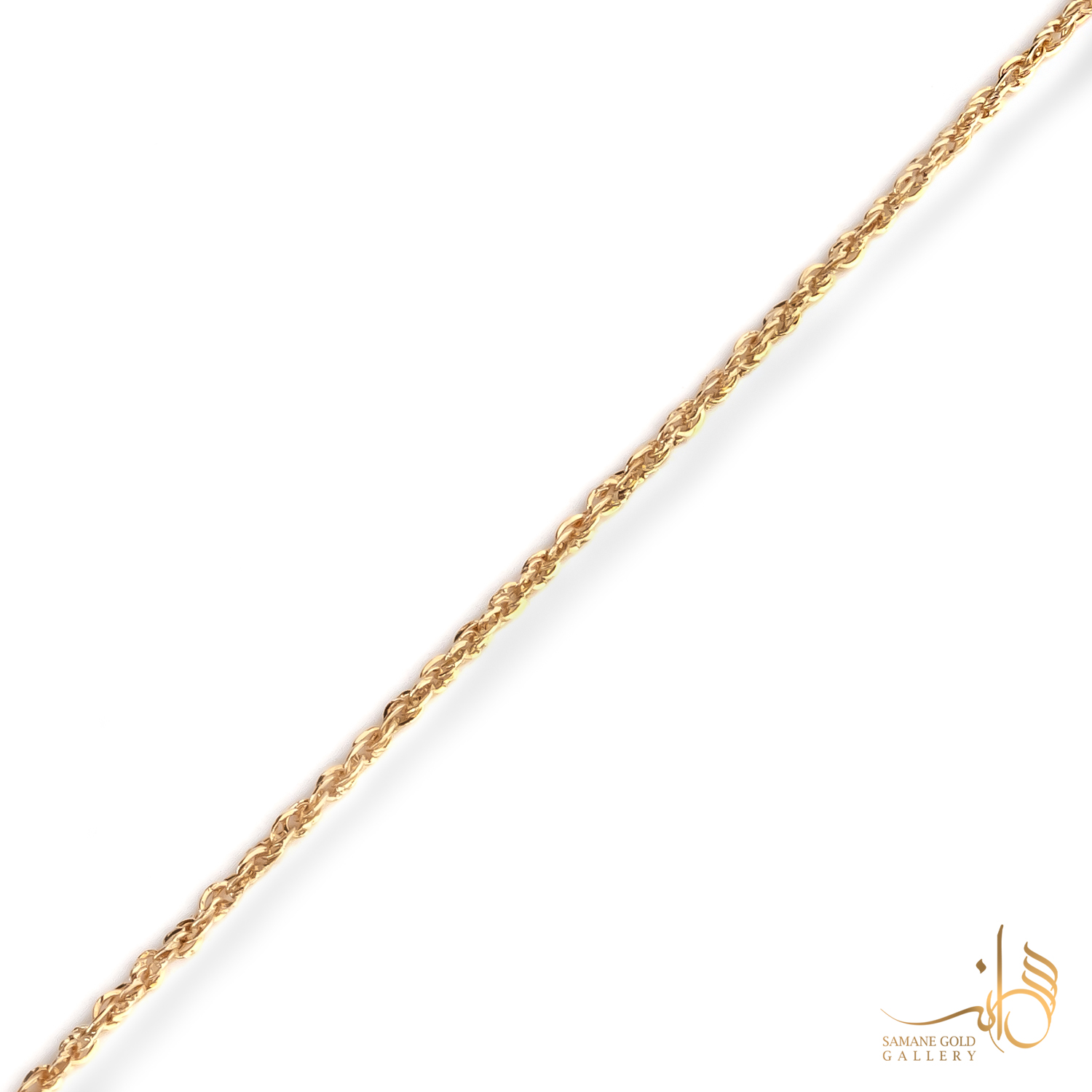 دستبند طلا طنابی لوکس