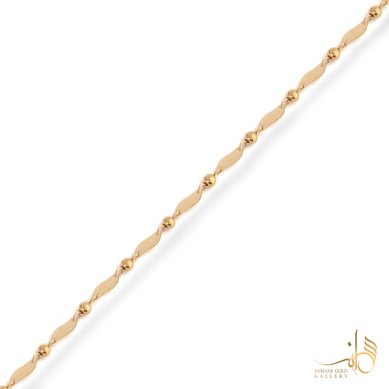 دستبند طلا مارکیز و گوی لوکس