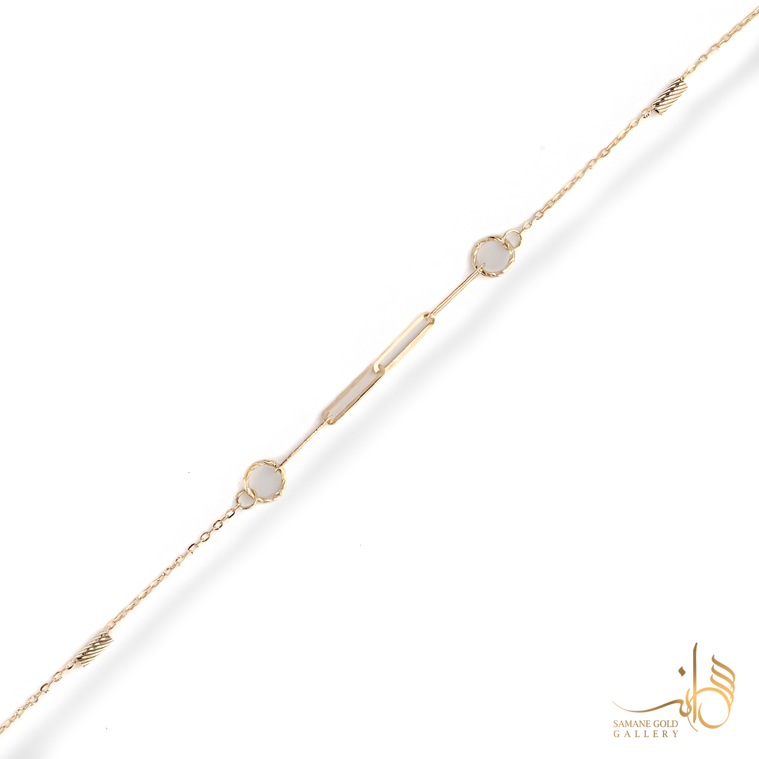 دستبند طلا ونکلیف سه تایی