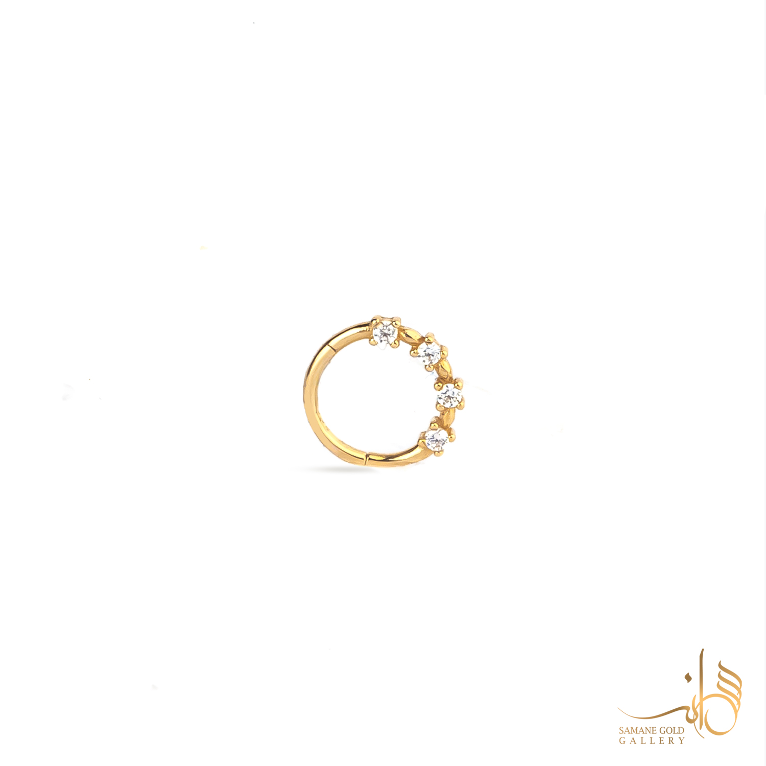 پیرسینگ حلقه 4نگین