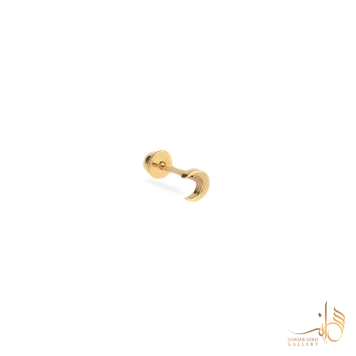 پیرسینگ طلا میخی ماه