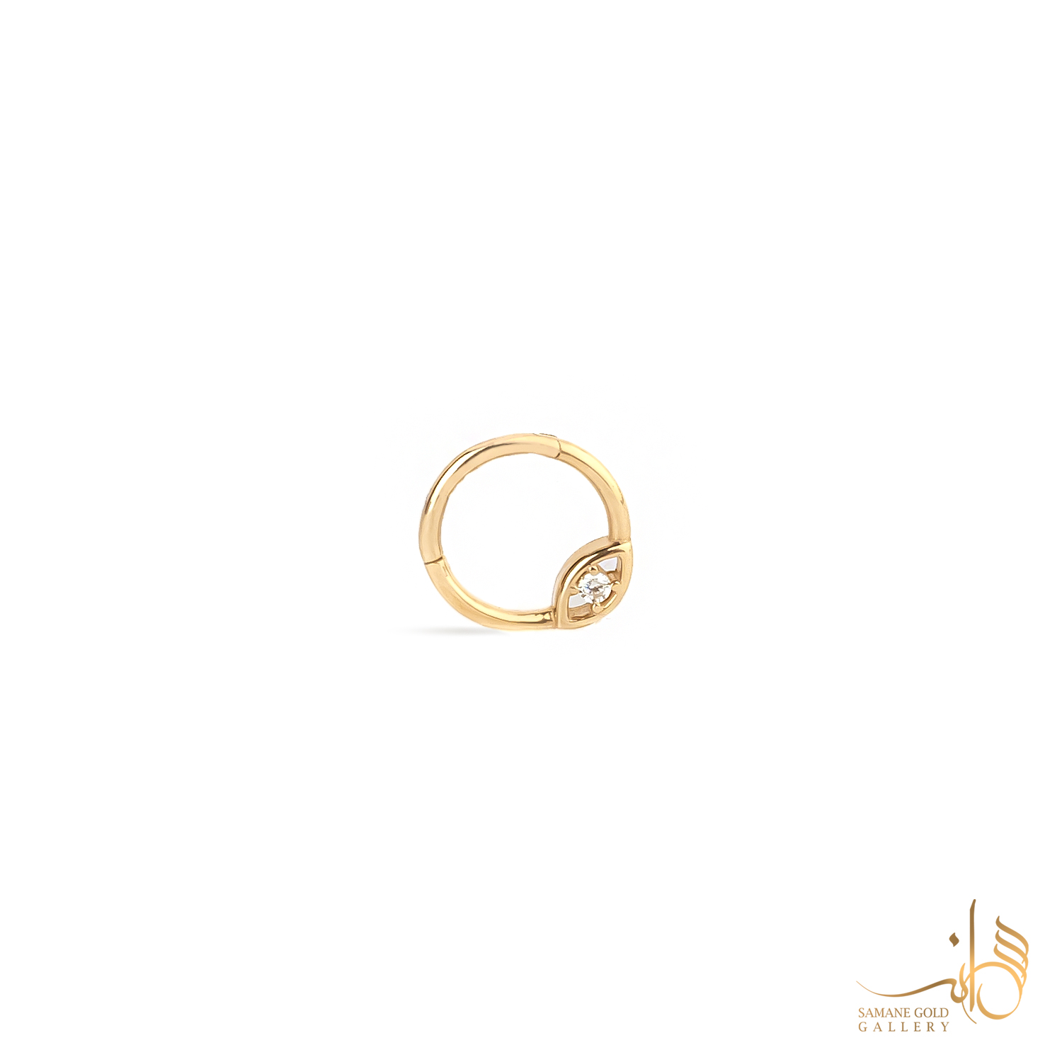 پیرسینگ طلا حلقه چشم