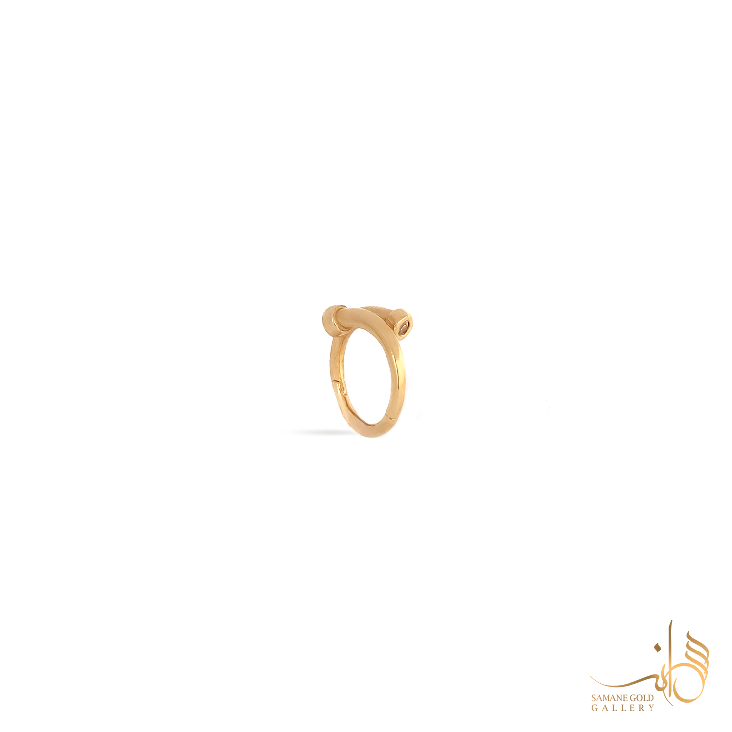 پیرسینگ طلا حلقه میخ