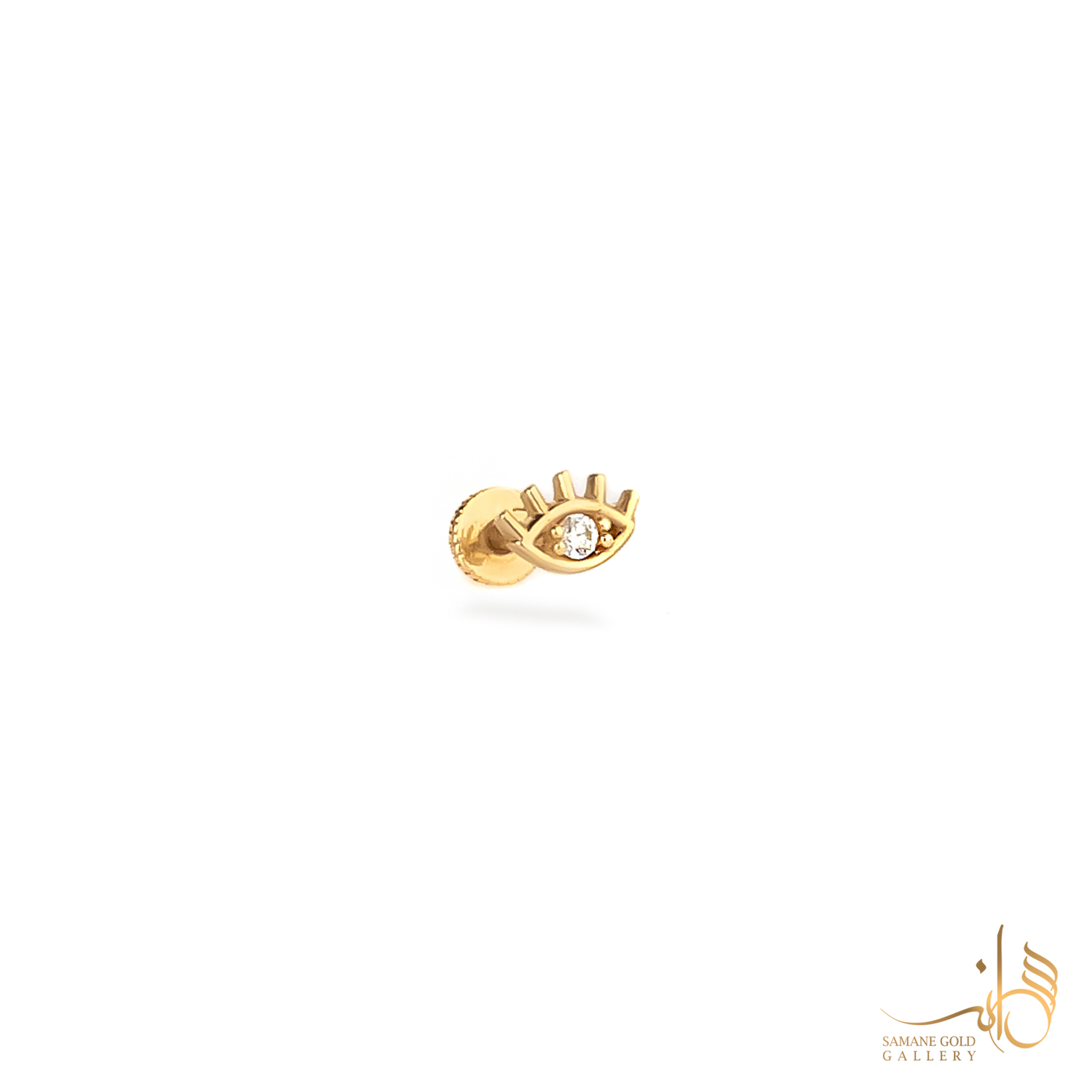 پیرسینگ طلا میخی چشم