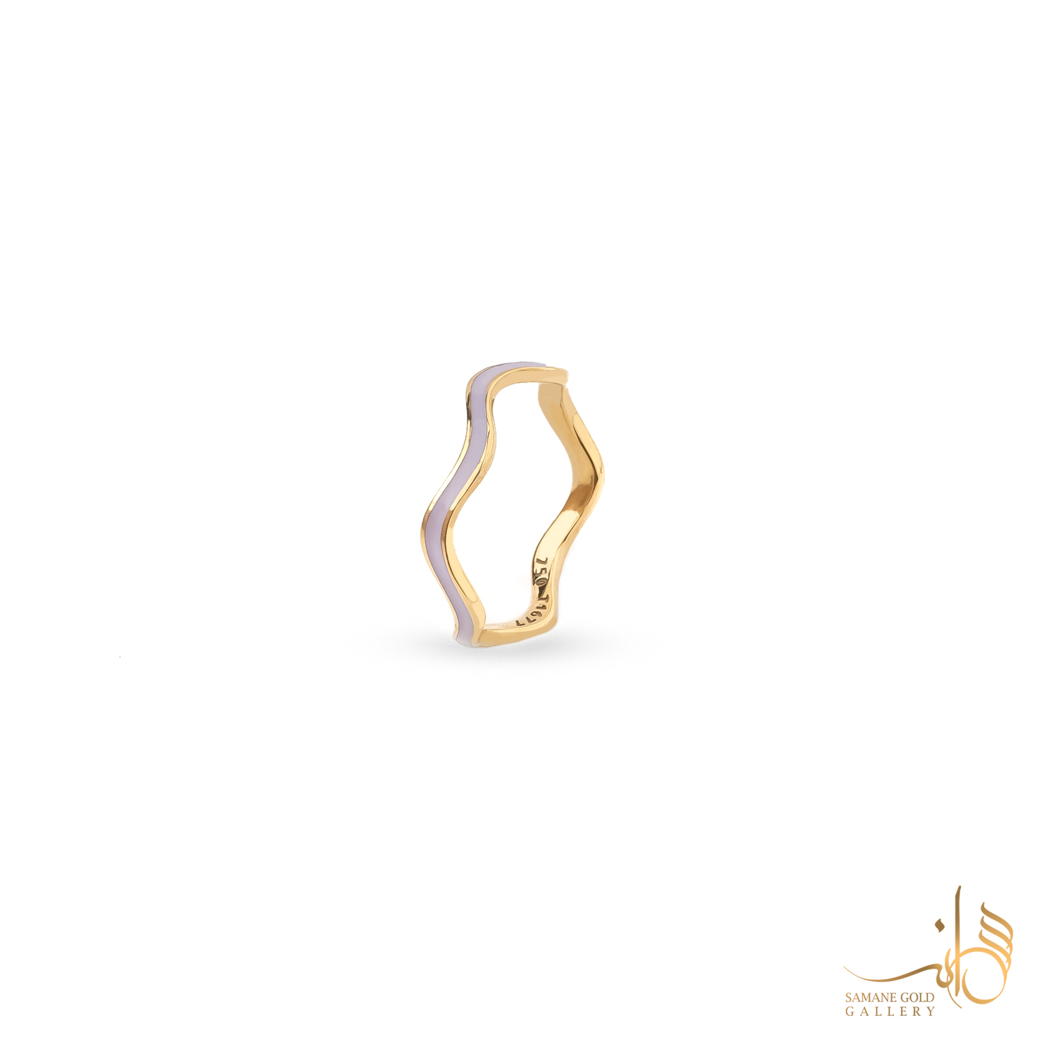 انگشتر مجعد میناکاری یاسی