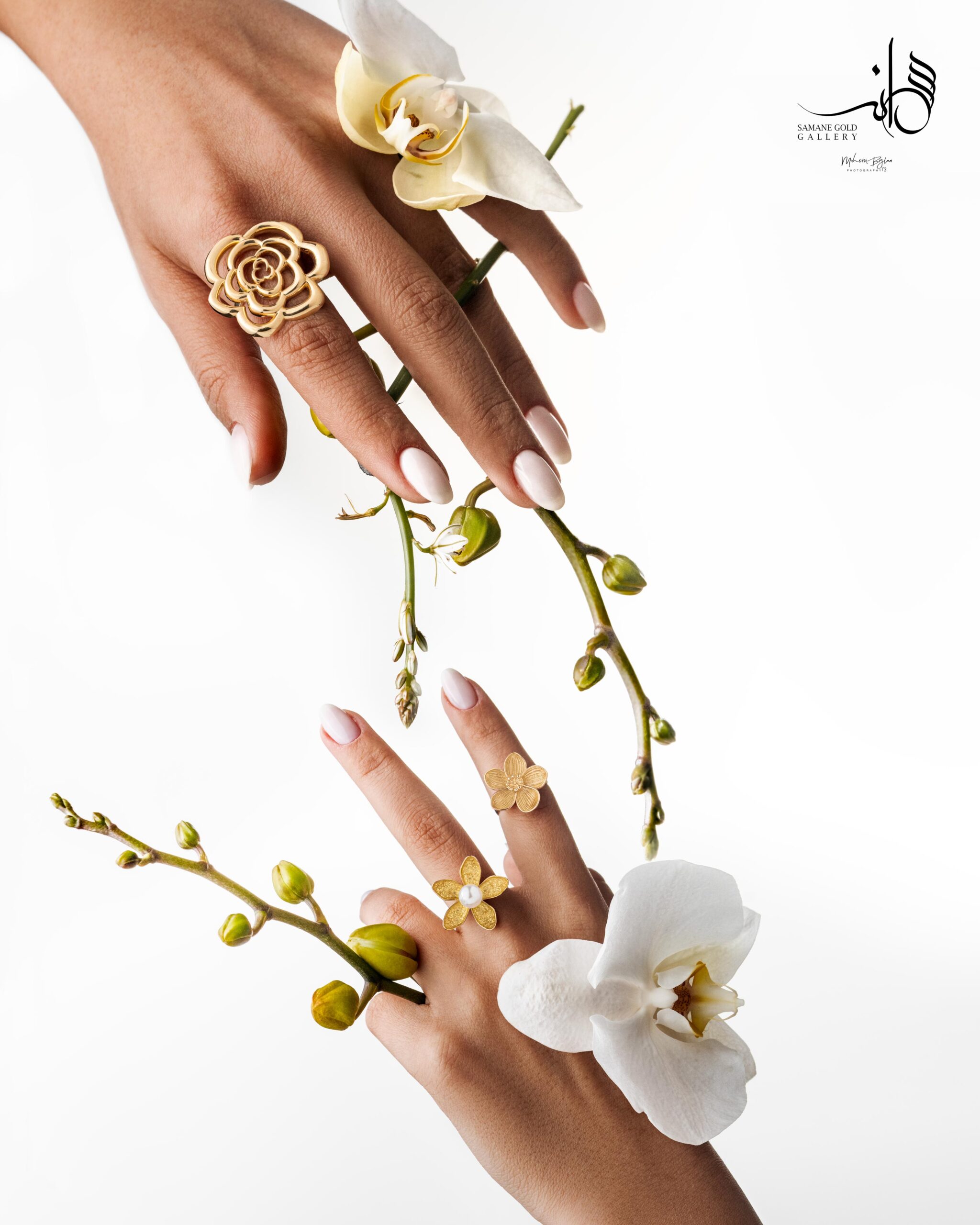 انگشتر گل و مروارید - Image 2