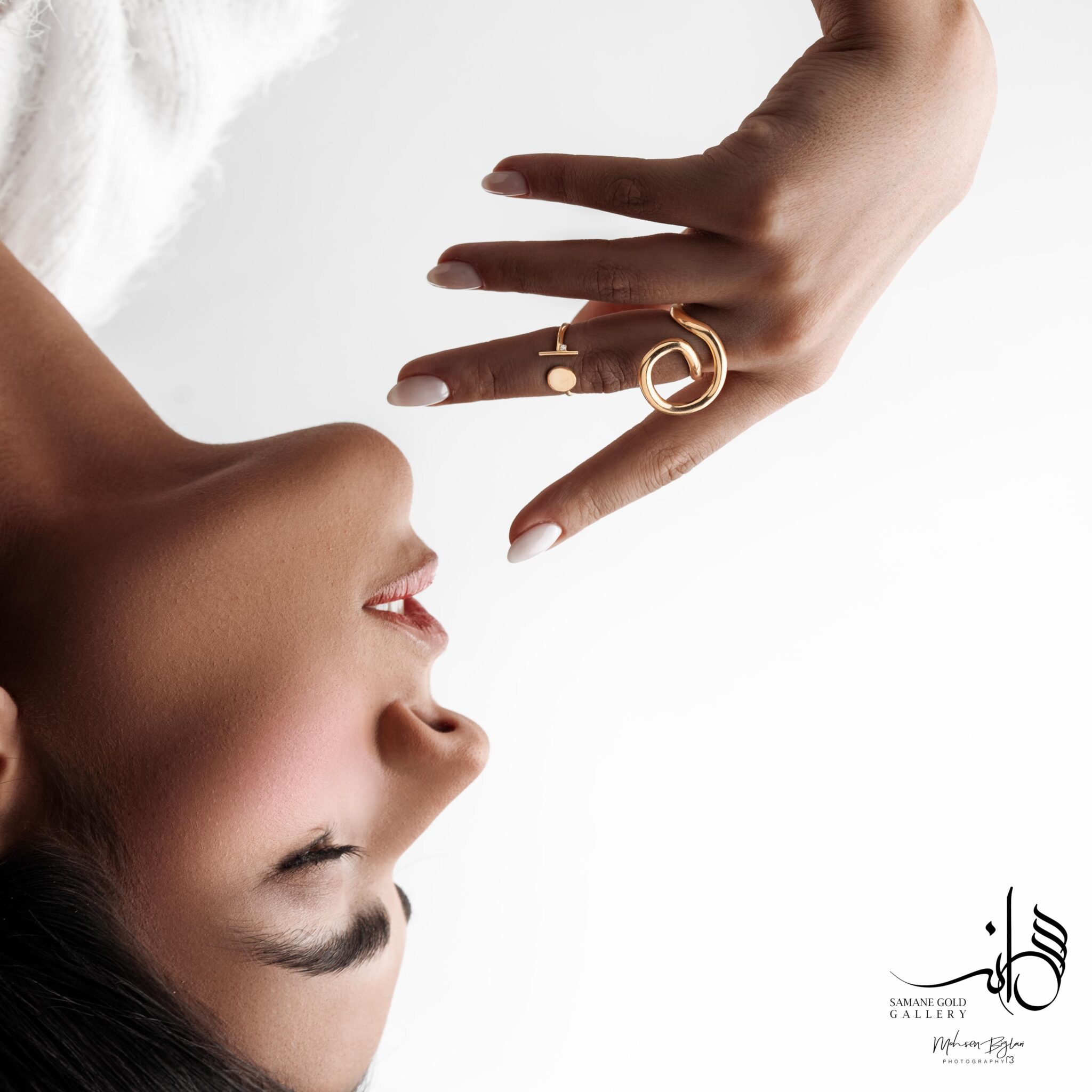 انگشتر طلا زنانه پیچ - تصویر 2