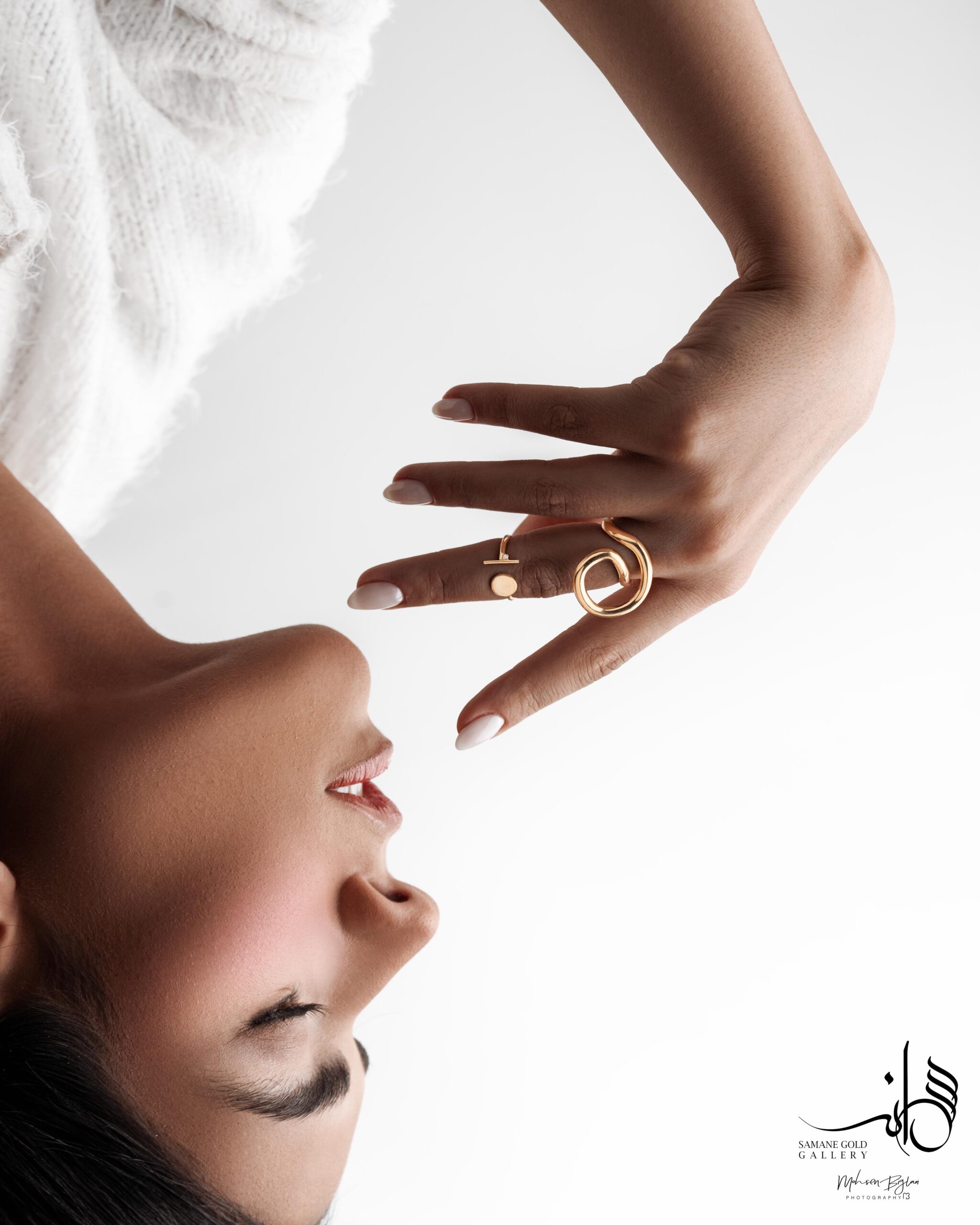 انگشتر طلا زنانه پیچ - Image 2