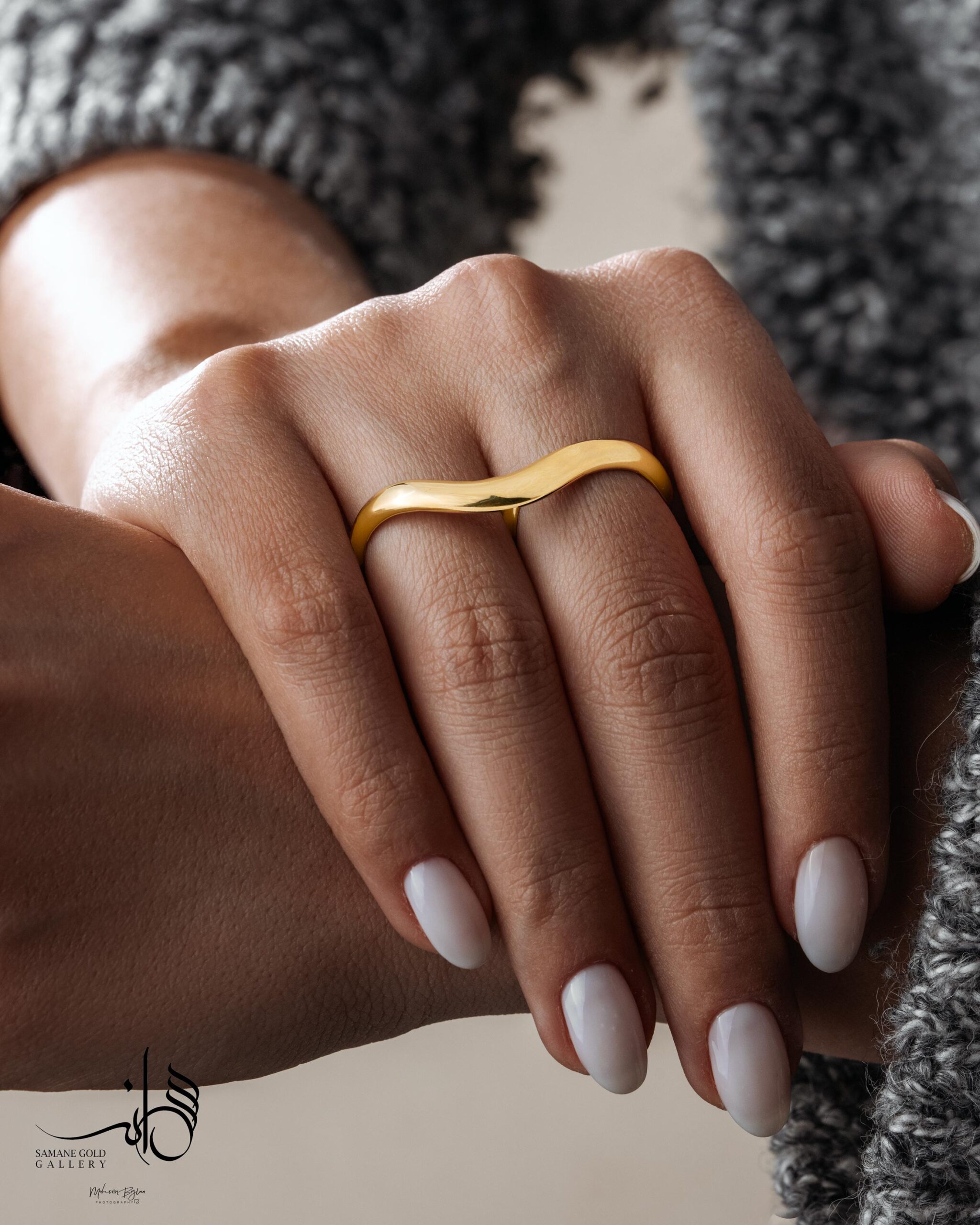 انگشتر موج دو تایی - Image 2