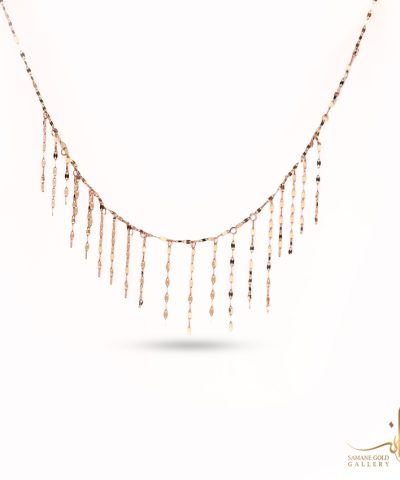 گردنبند طلا شرابه استار