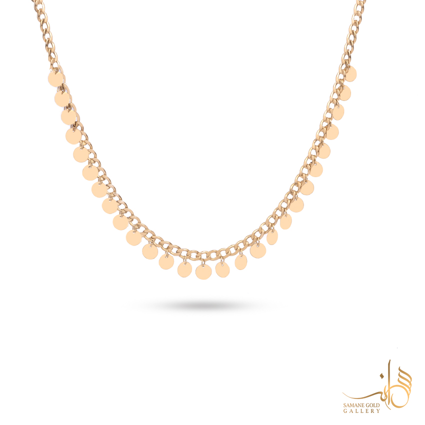 گردنبند طلا کارتیه و پولک