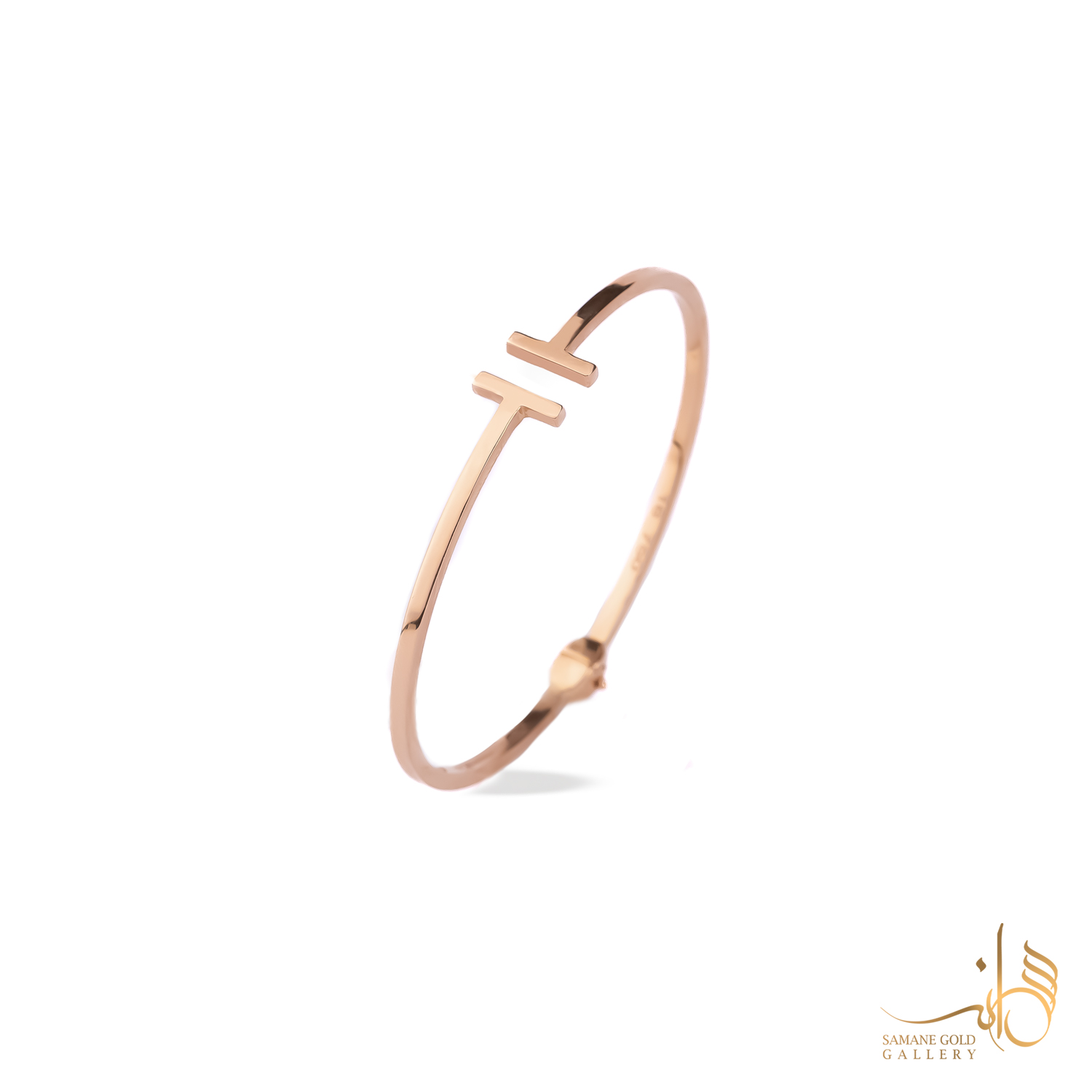 بنگل طلا تیفانی رزگلد