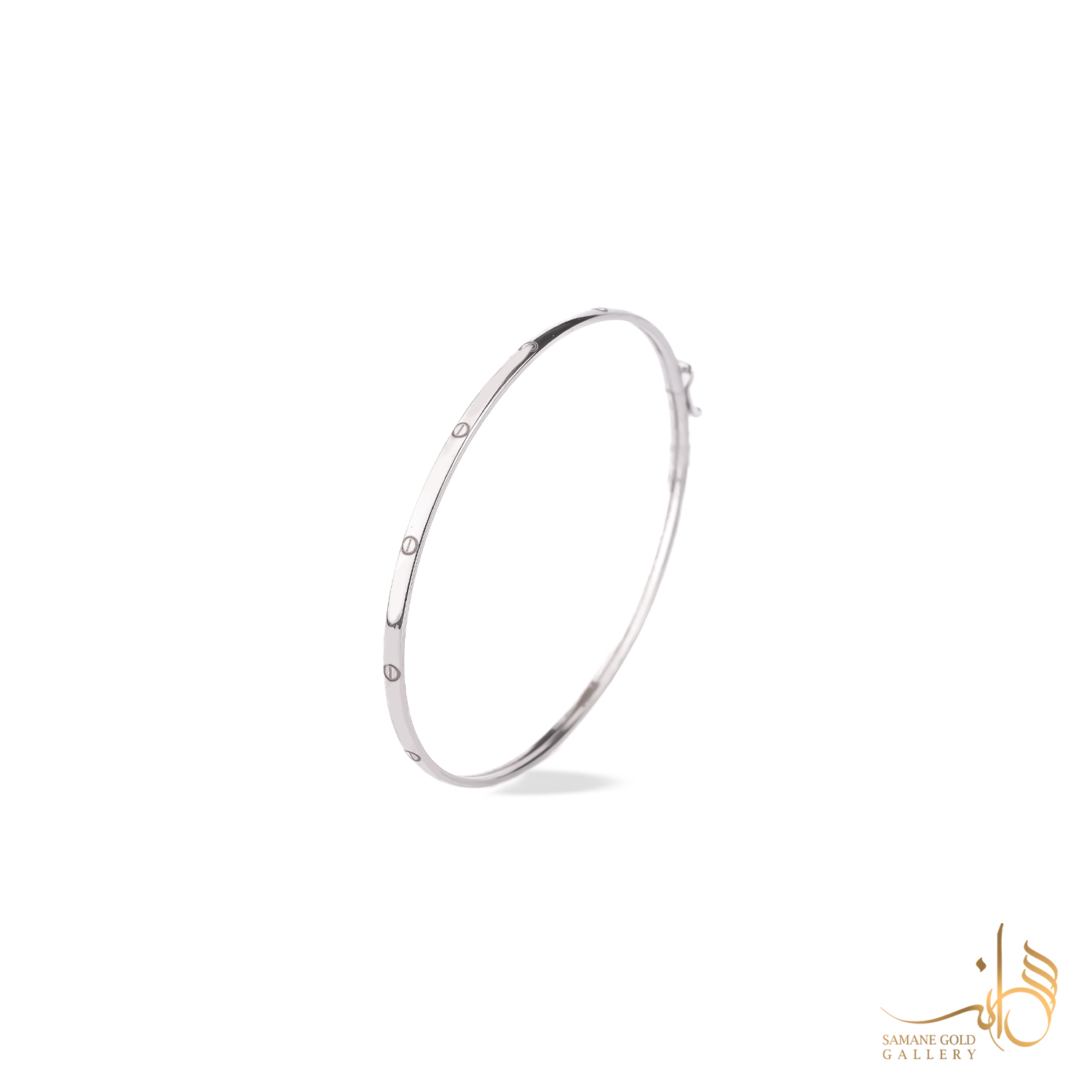 بنگل طلا سفید لاوکارتیه