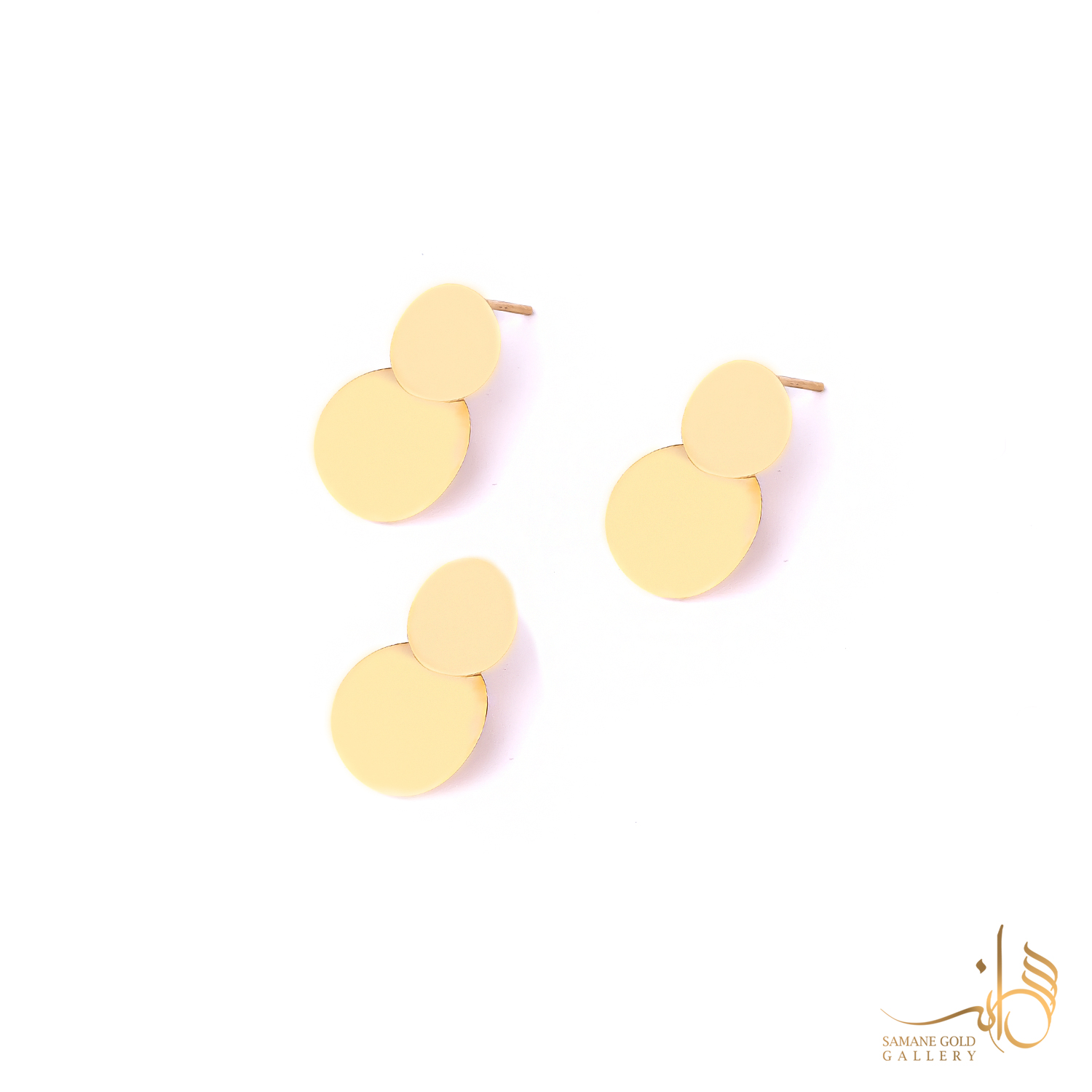 نیم ست طلا دایره