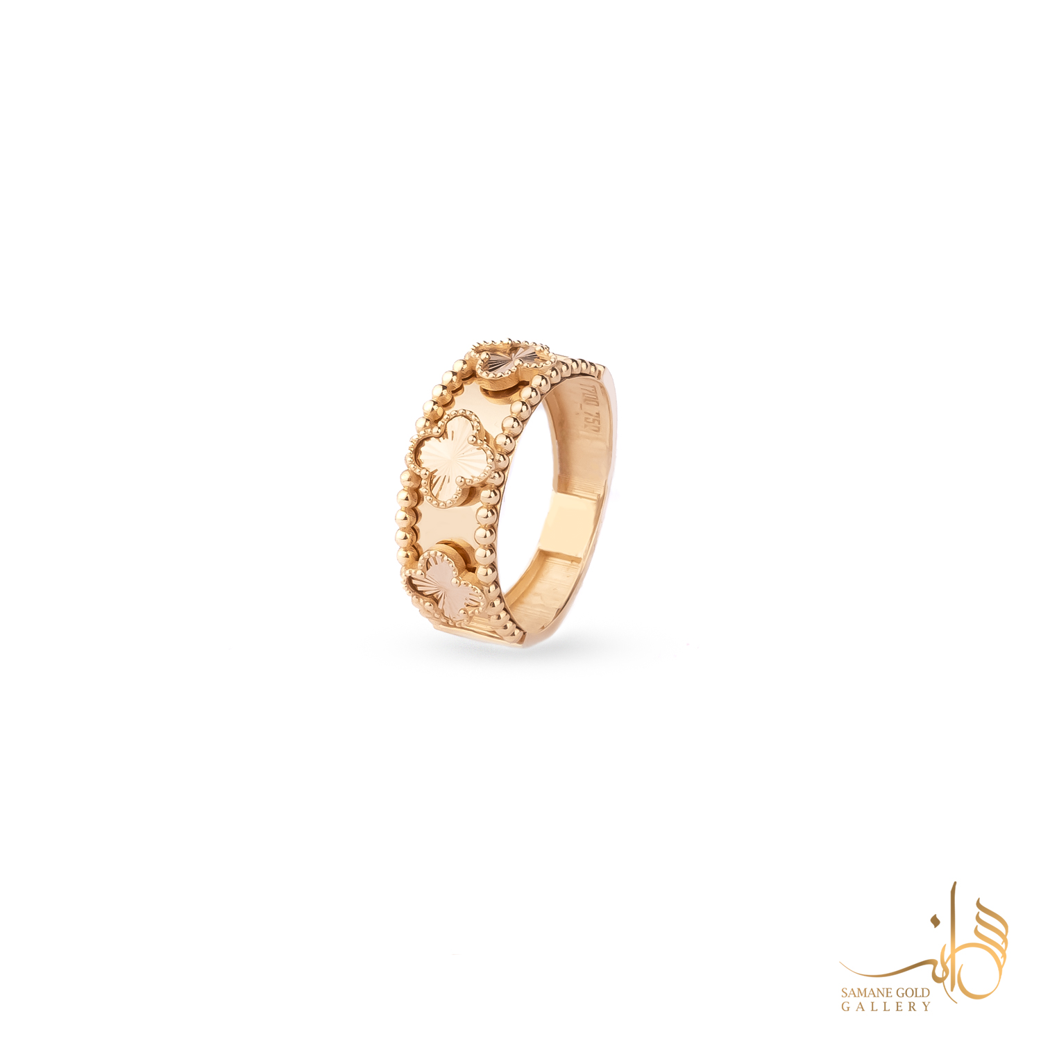 انگشتر طلا ونکلیف تراش دار