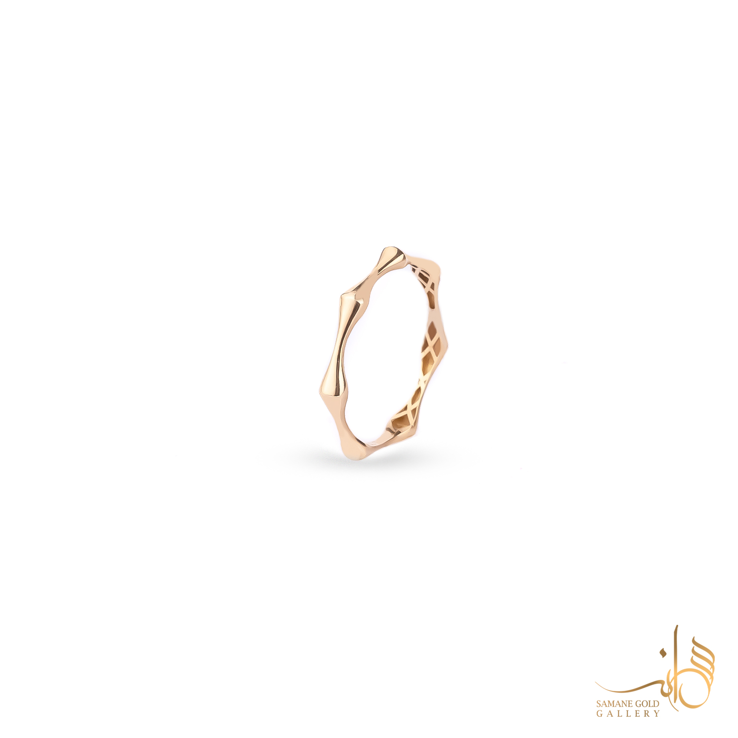انگشتر طلا چندضلعی