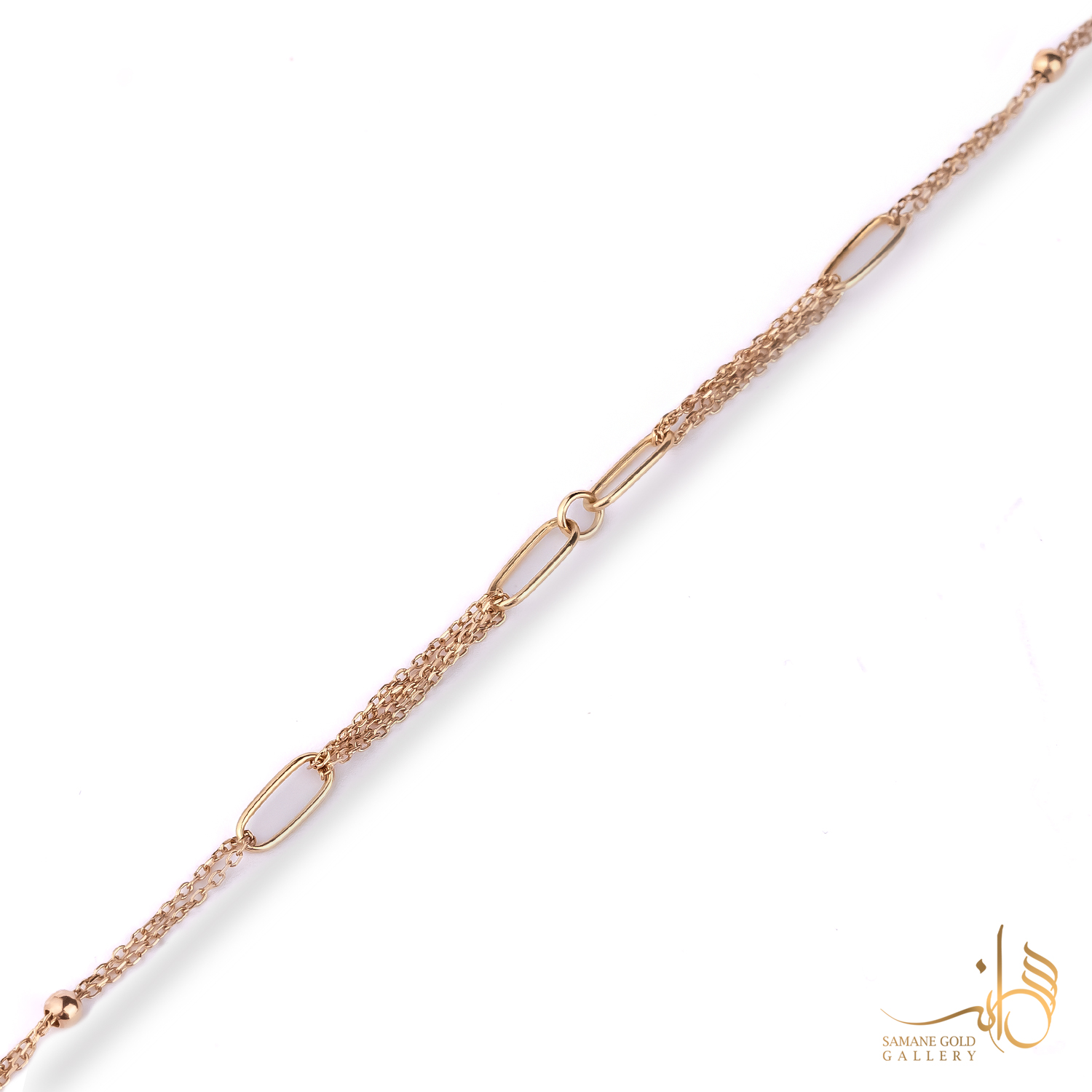 دستبند طلا ترکیبی