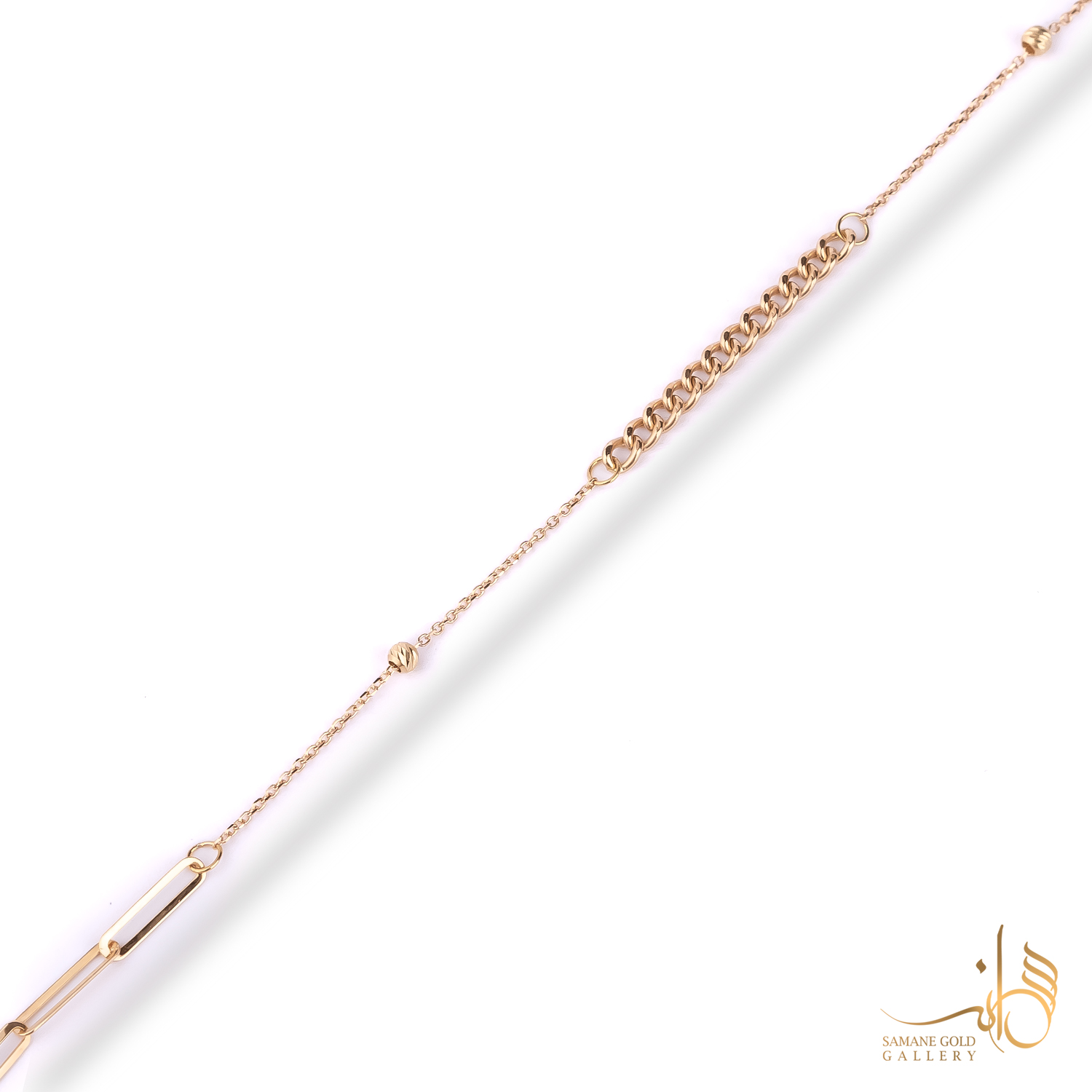 دستبند طلا ترکیبی