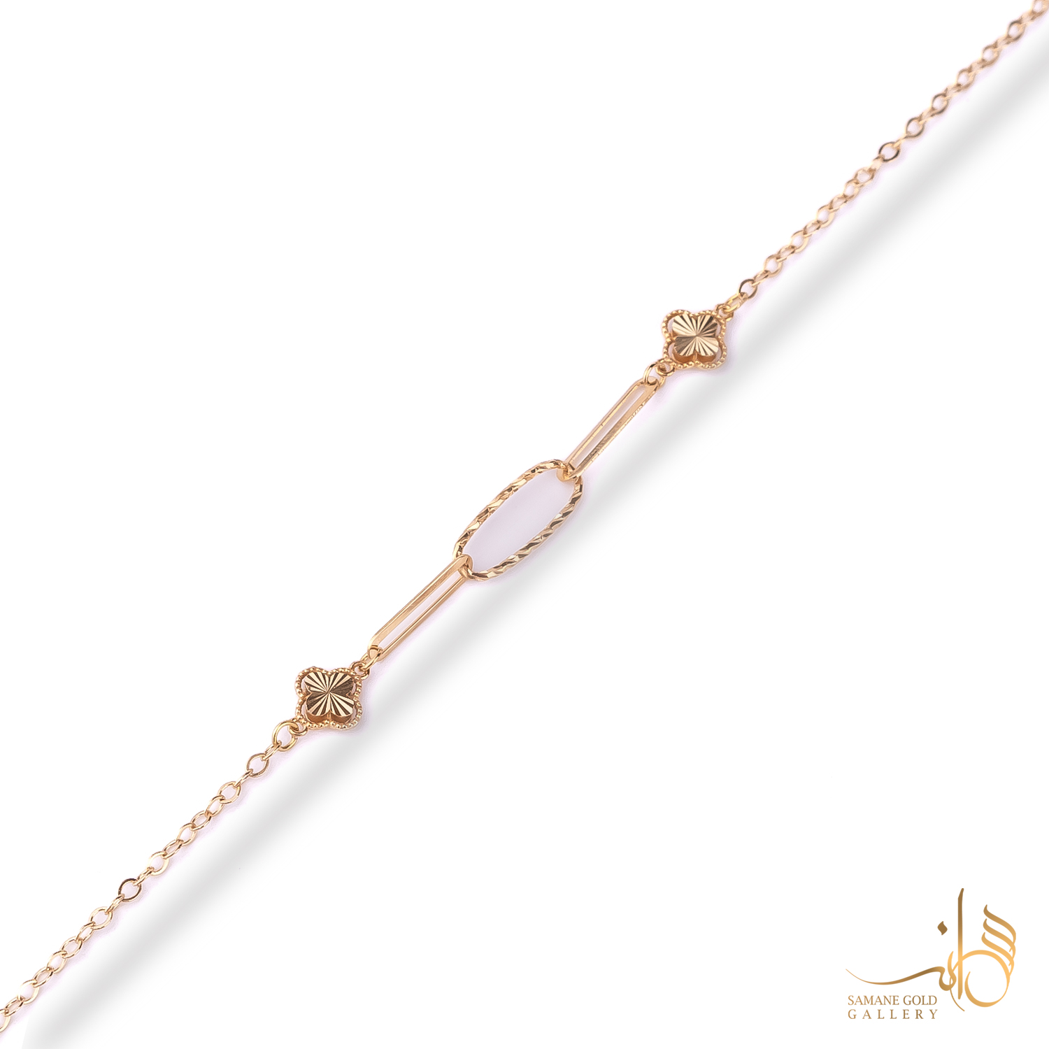 دستبند طلا ترکیبی ونکلیف