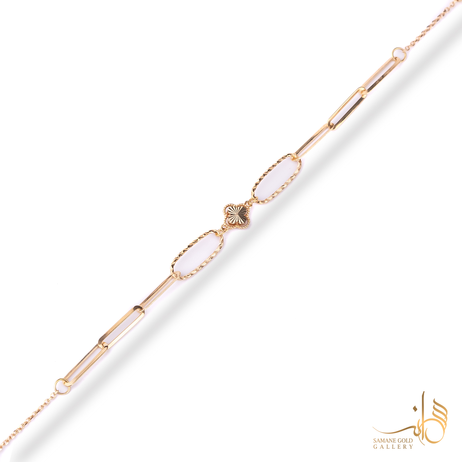 دستبند طلا ترکیبی ونکلیف