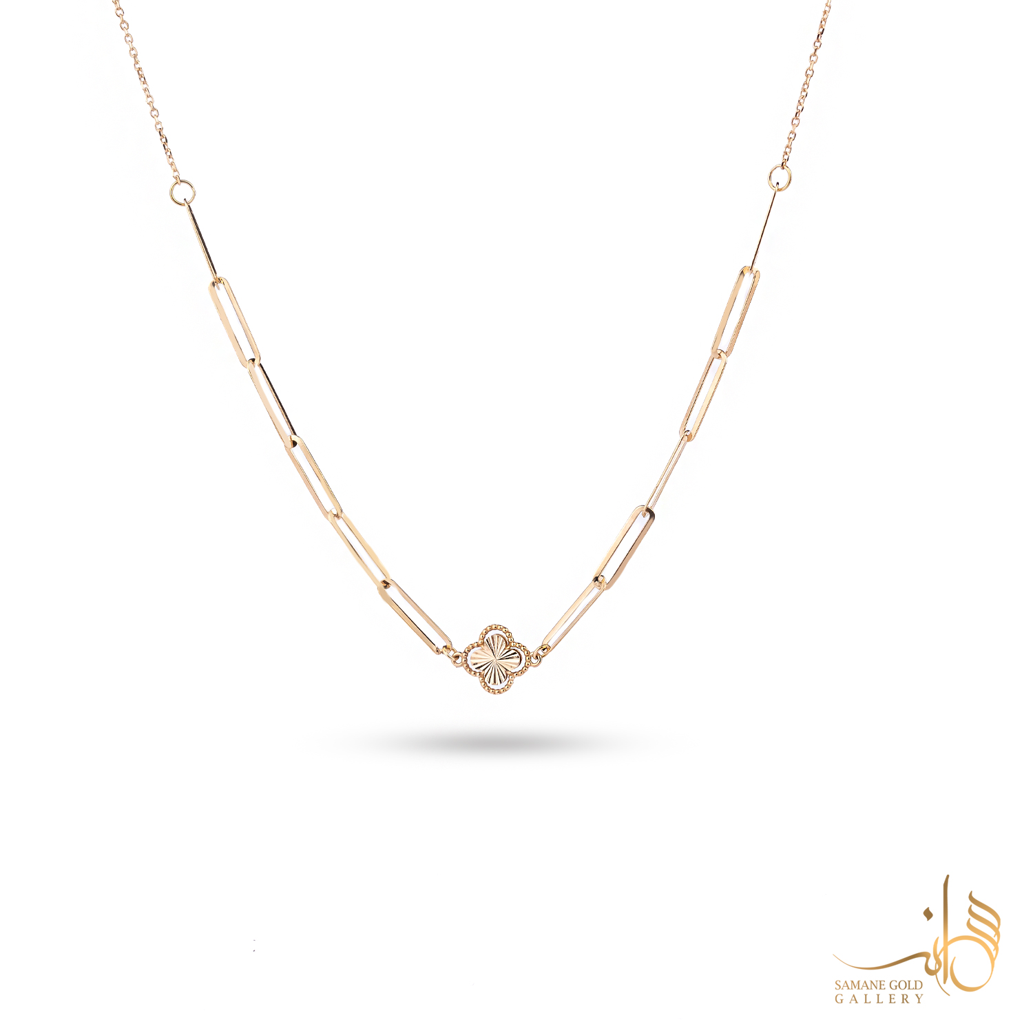 گردنبند طلا ترکیبی هرمس و ونکلیف