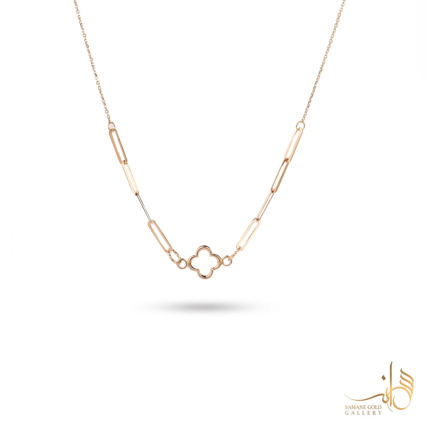 گردنبند طلا ترکیبی ونکلیف