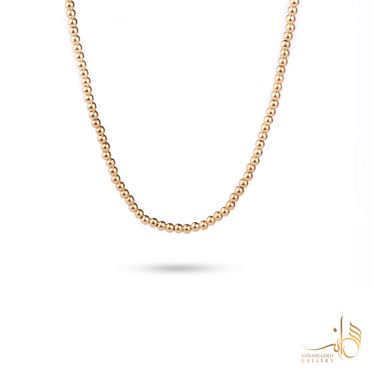 گردنبند طلا گوی لوکس