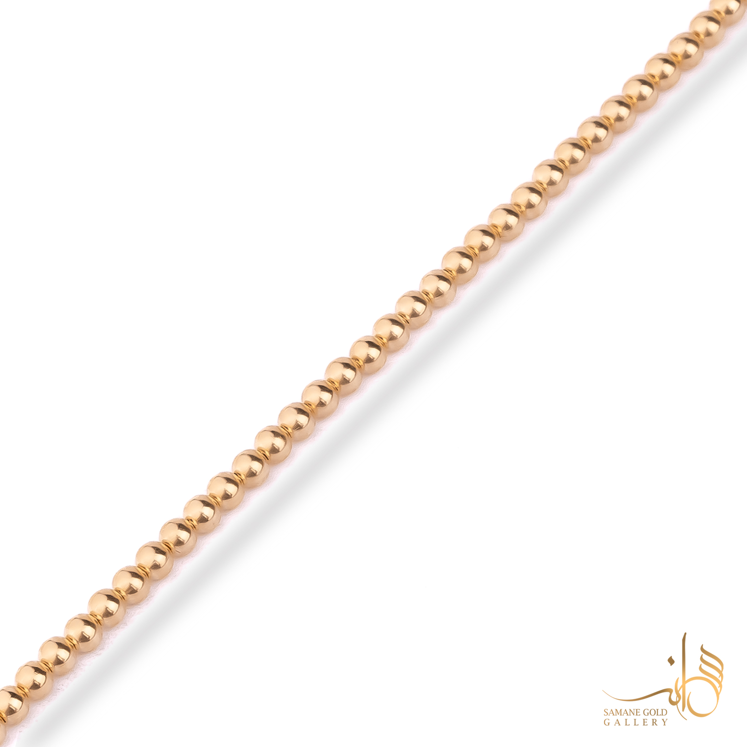 دستبند طلا گوی لوکس