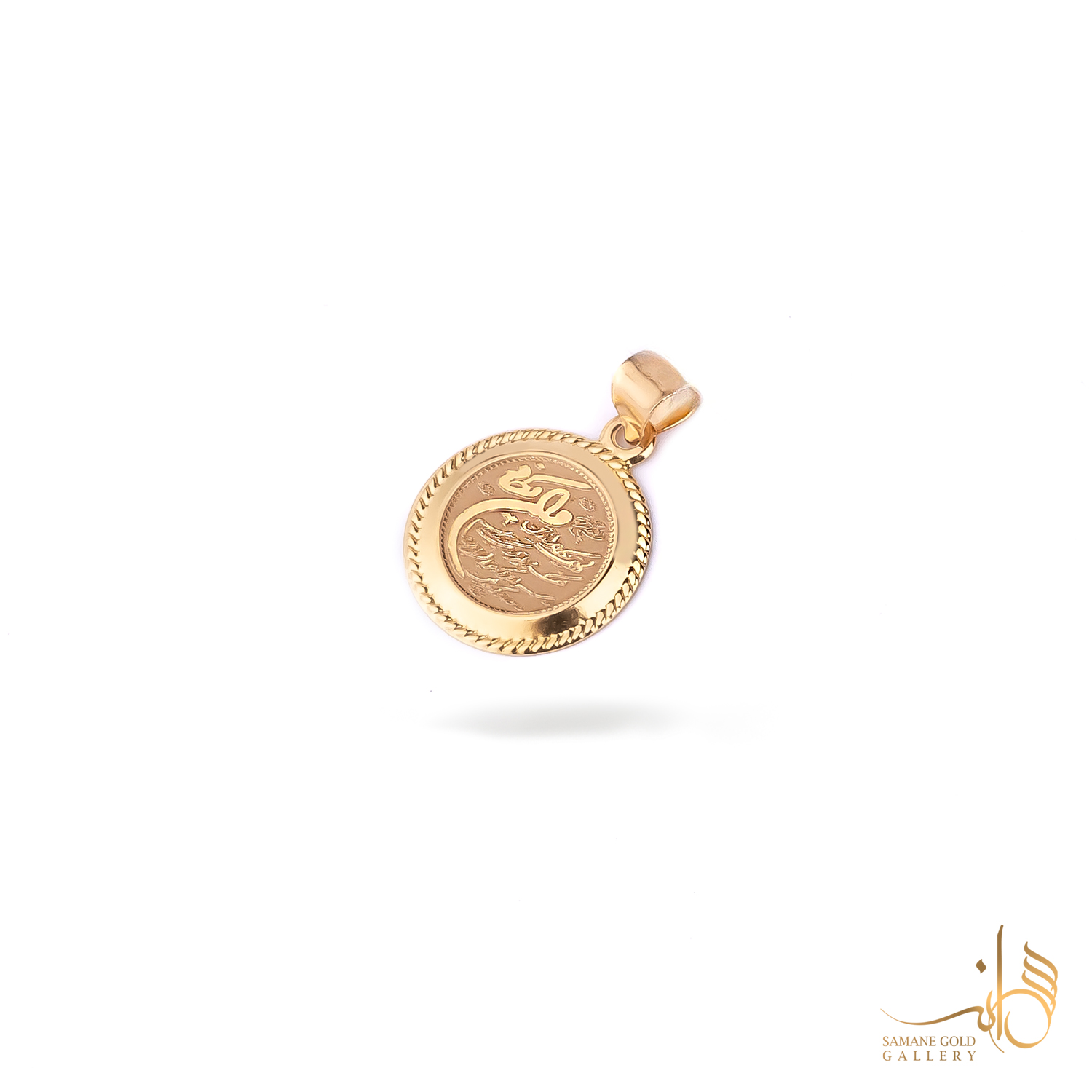 آویز طلا ونیکاد گرد