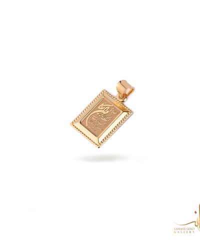 آویز طلا ونیکاد مستطیل