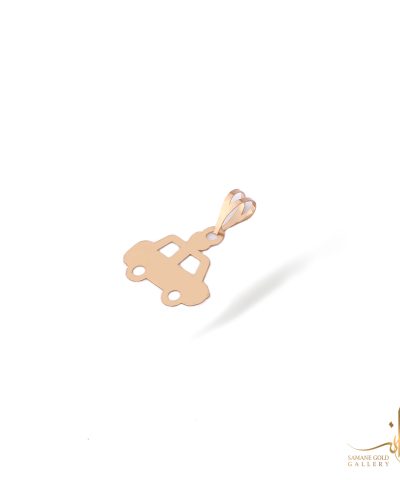 آویز طلا ماشین ساده