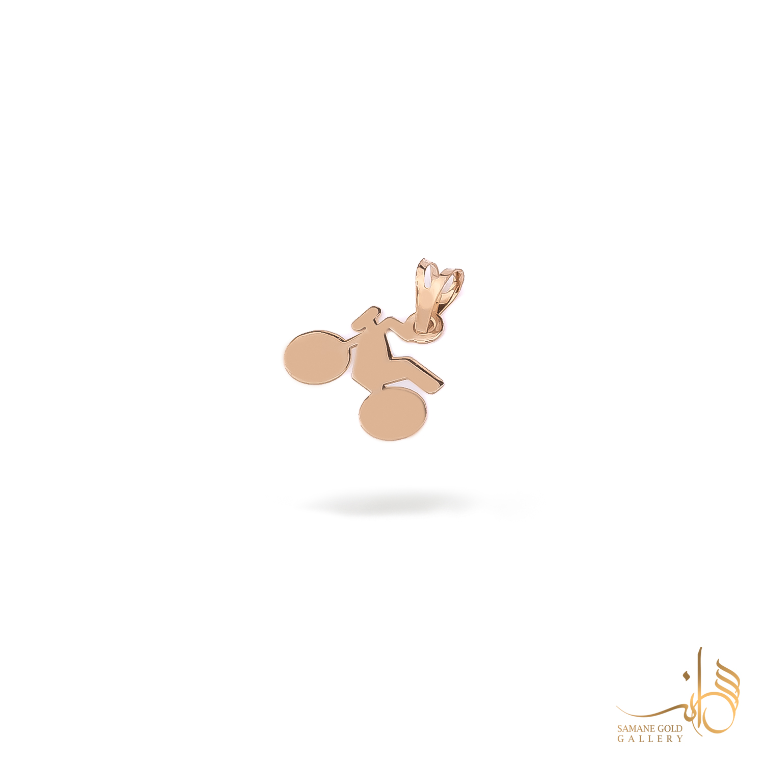 آویز طلا موتور کراس