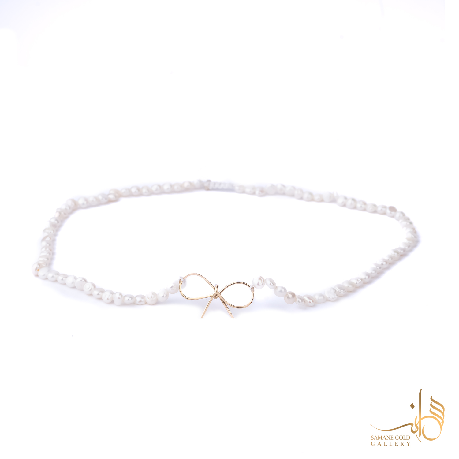 گردنبند طلا پاپیون دست ساز