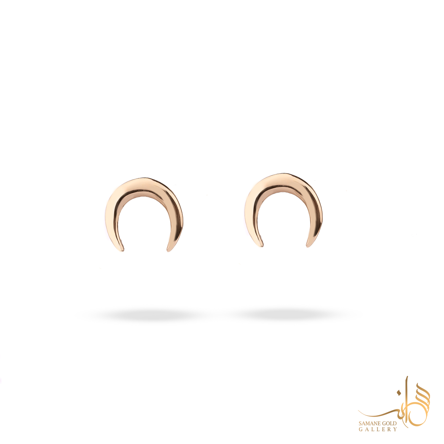 گوشواره طلا میخی ماه