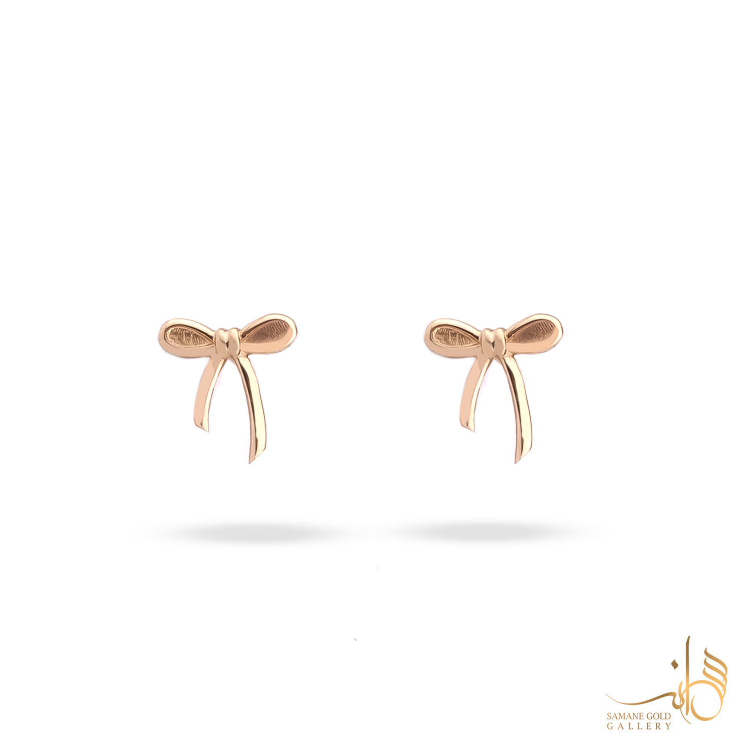 گوشواره طلا میخی پاپیون