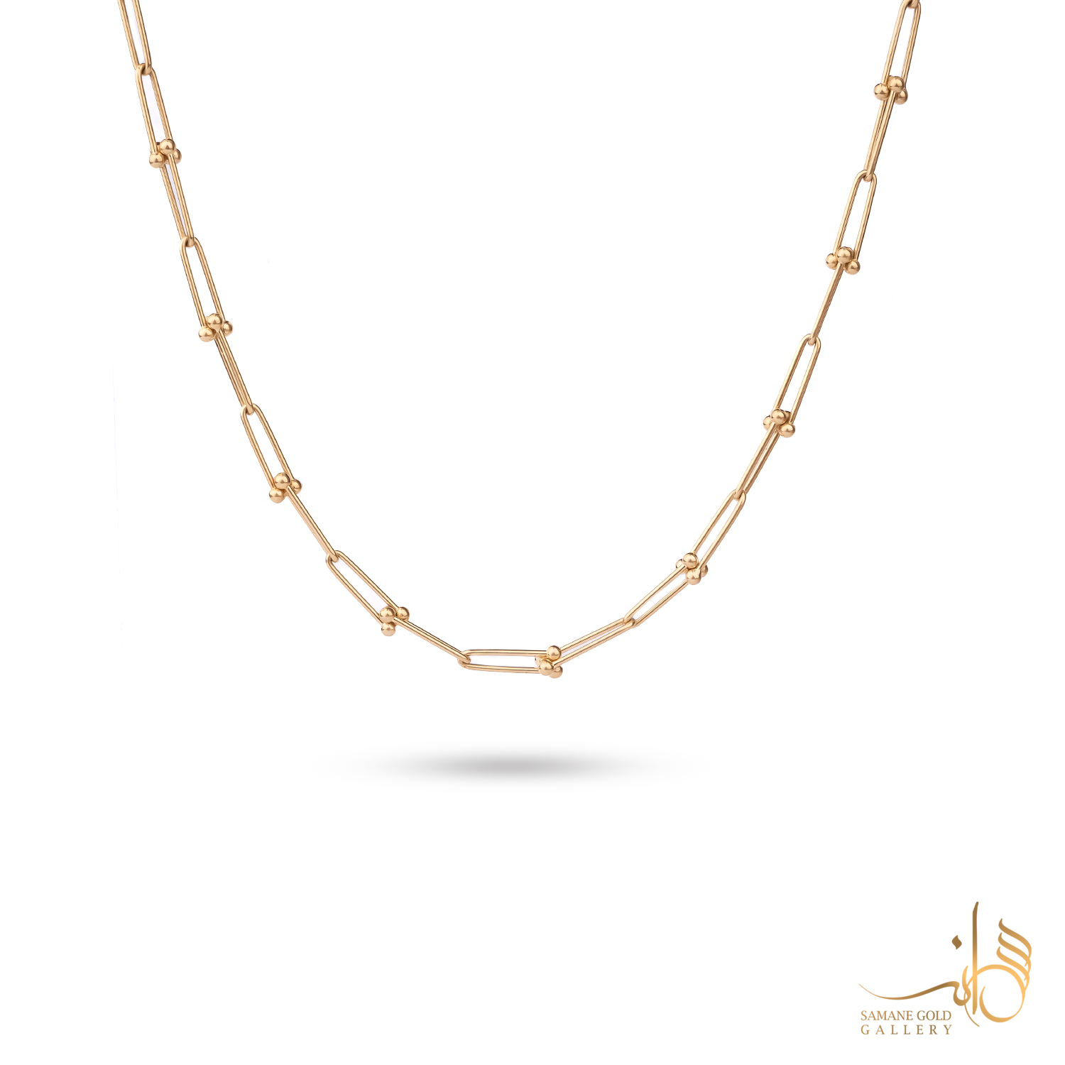 زنجیر طلا طرح تیفانی