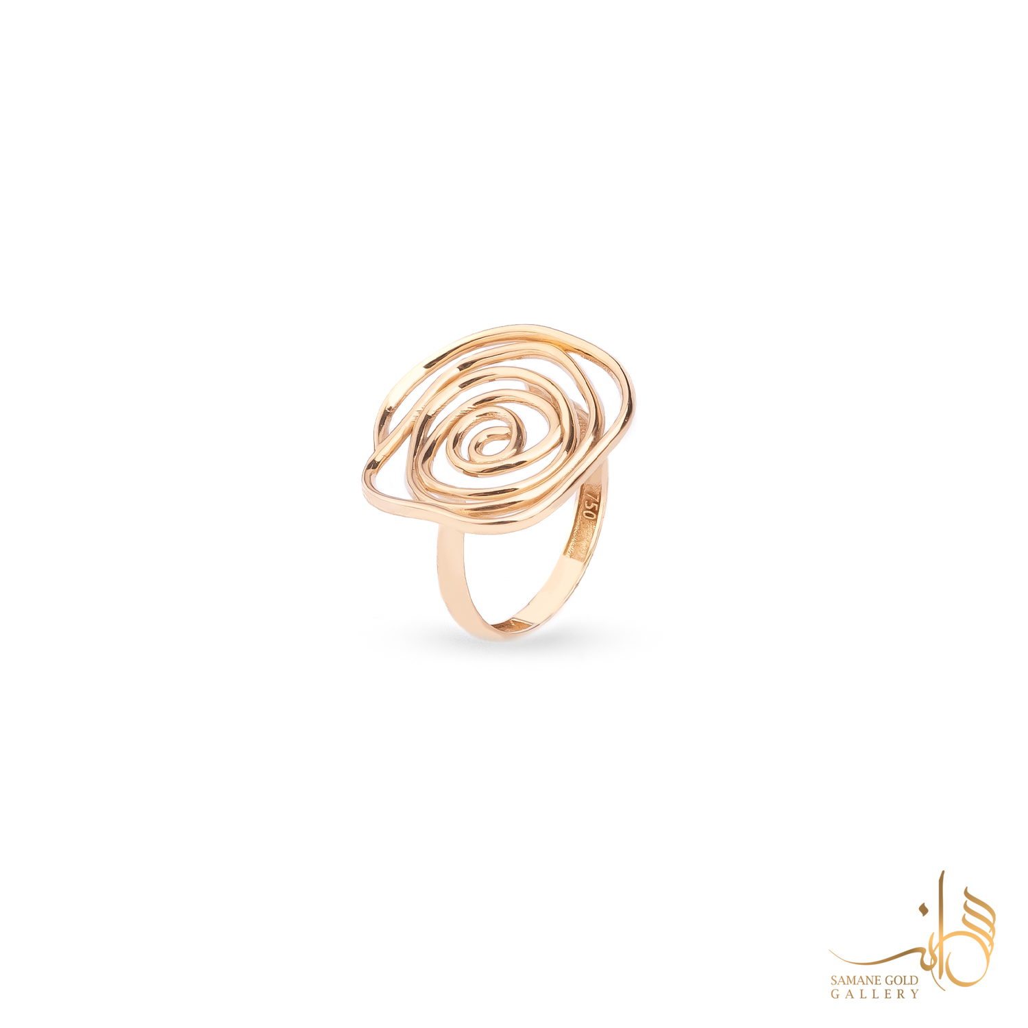 انگشتر طلا گل رز