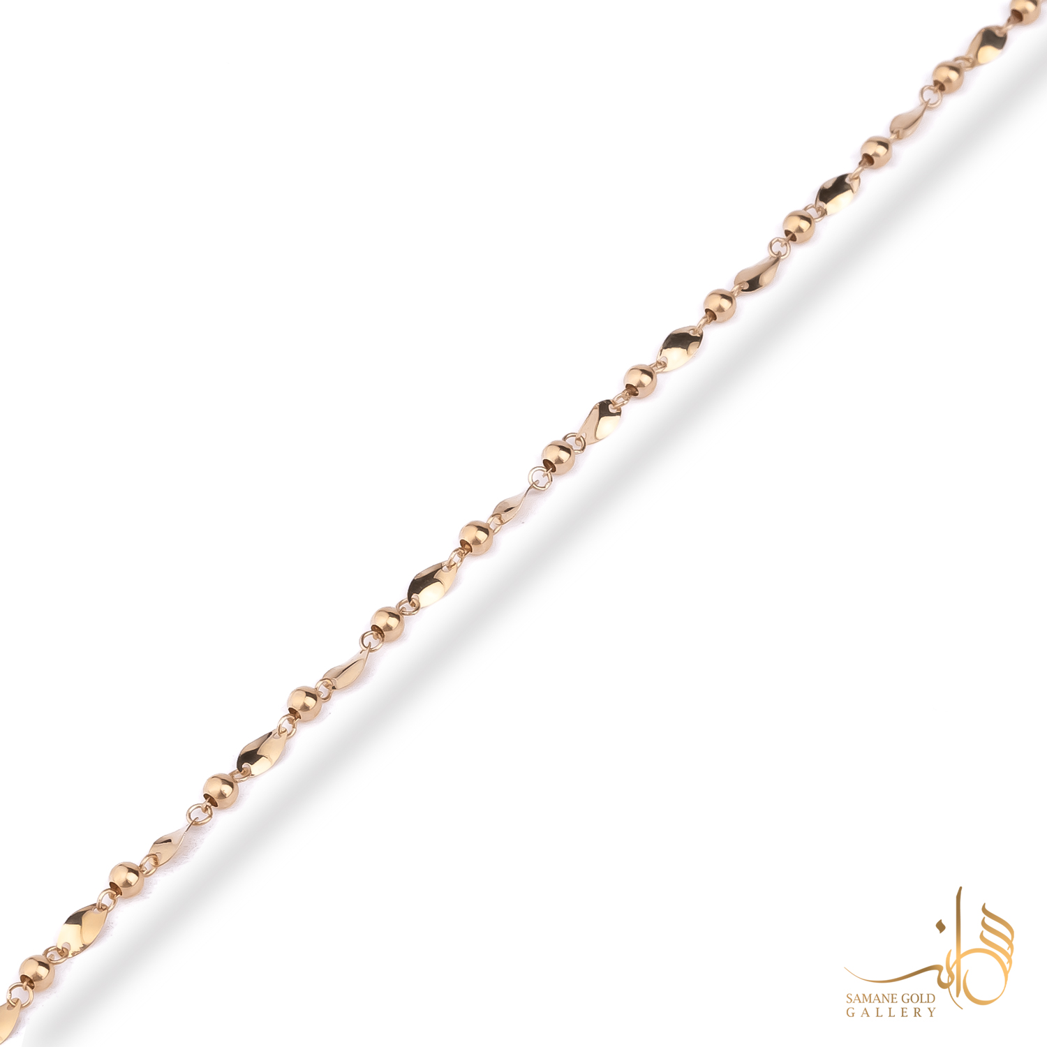 دستبند طلا گوی لوکس