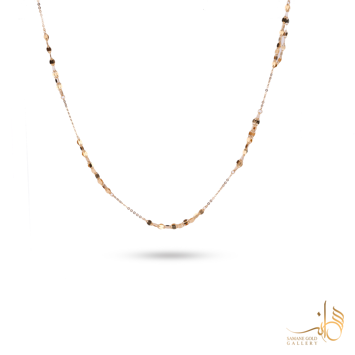 گردنبند طلا میکس استار سه لاین