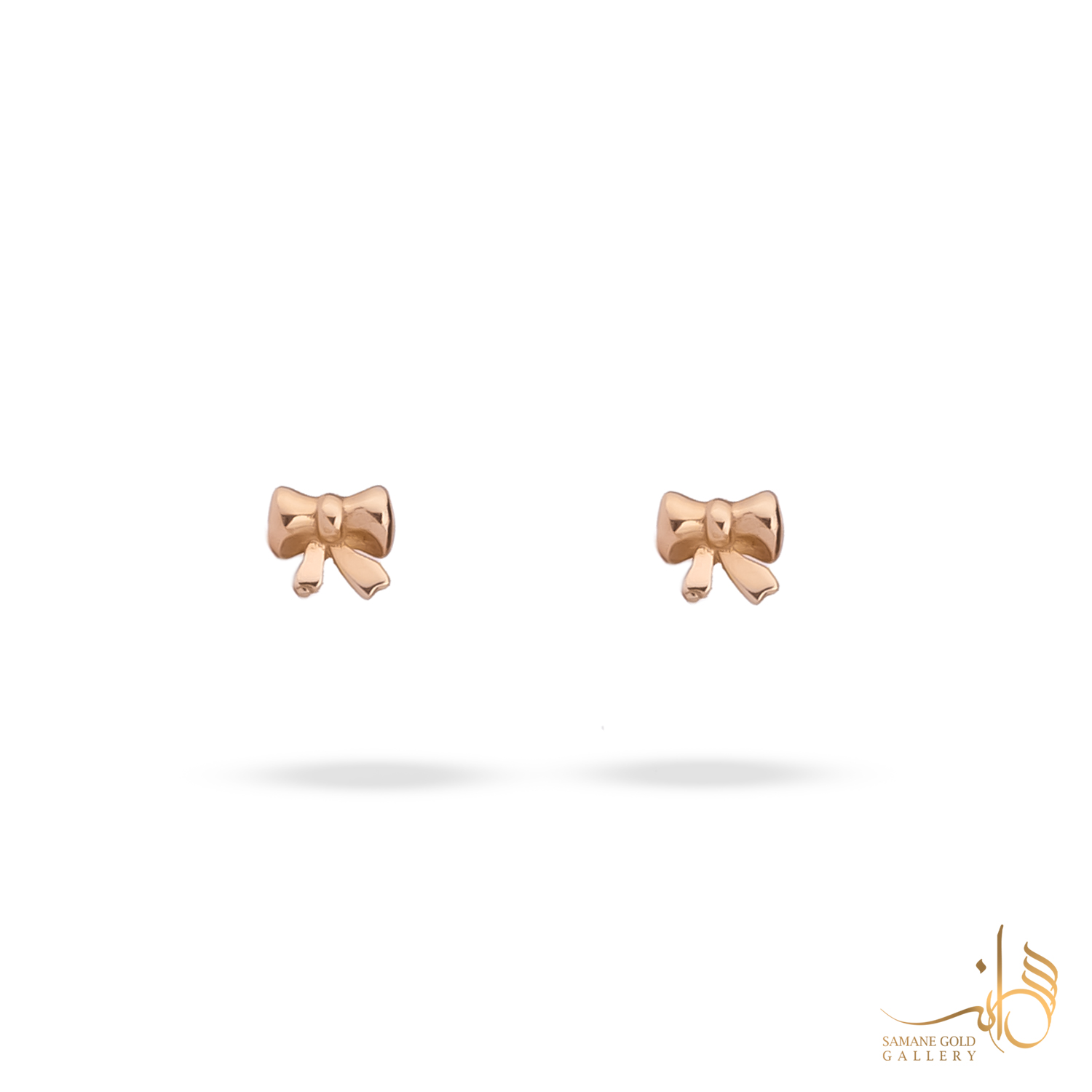 گوشواره طلا میخی پاپیون