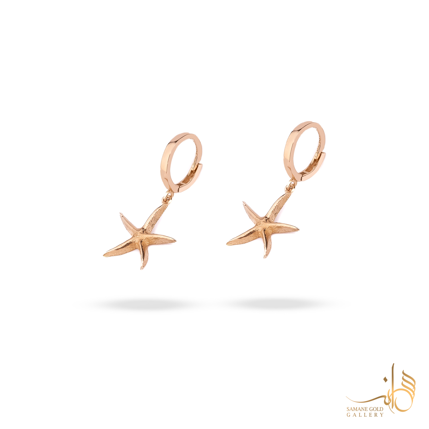 گوشواره طلا روکو ستاره دریایی