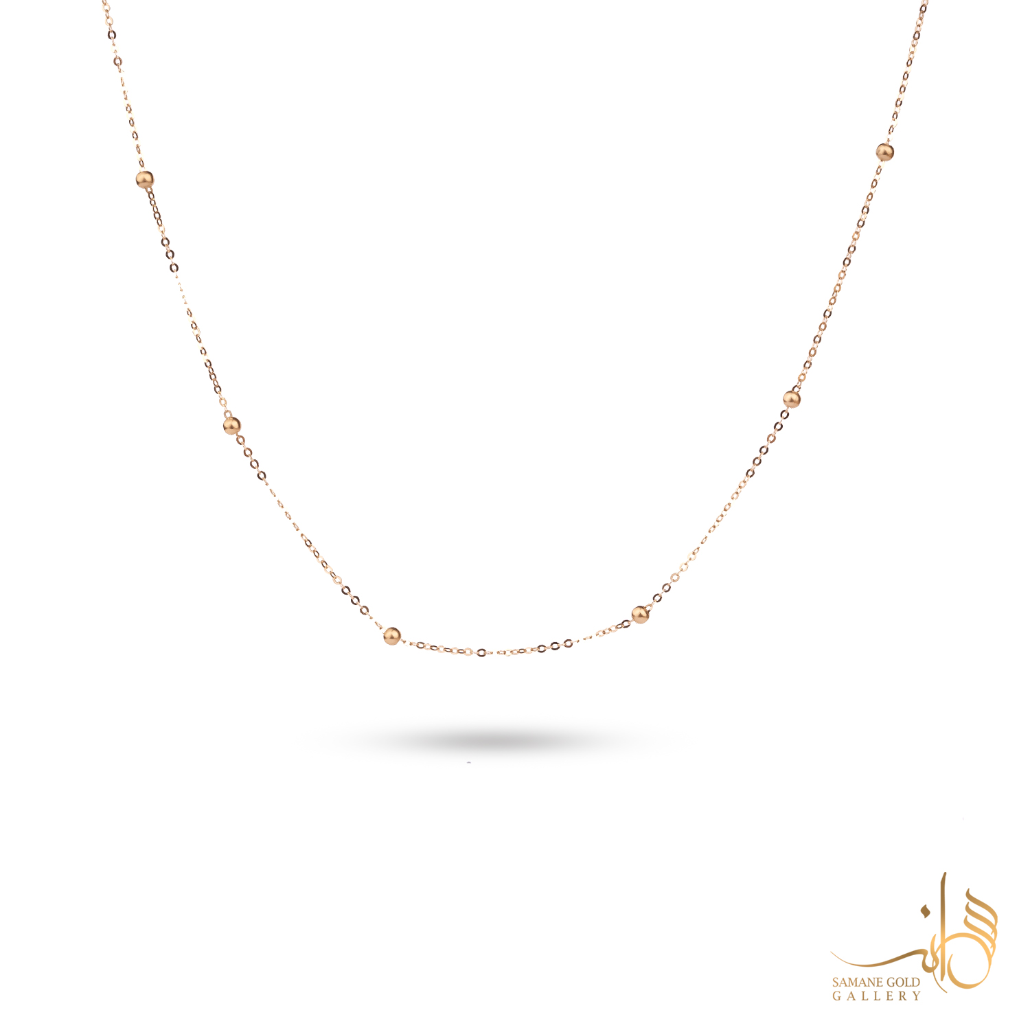 گردنبند طلا گوی لوکس