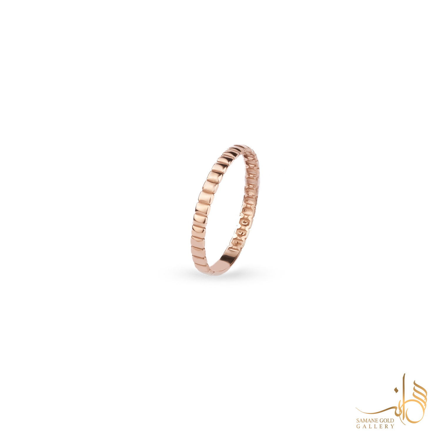 انگشتر طلا تسمه باریک