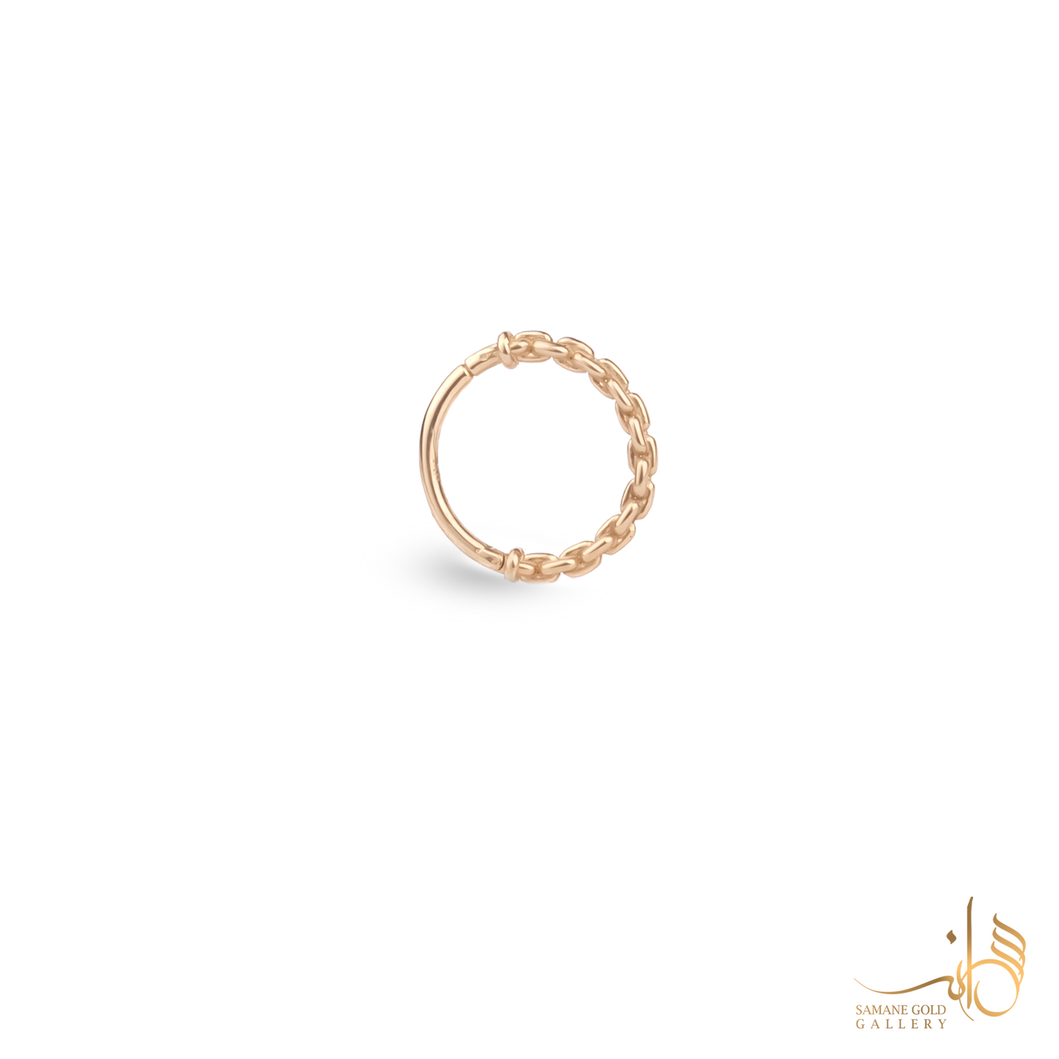 پیرسینگ طلا حلقه فرد