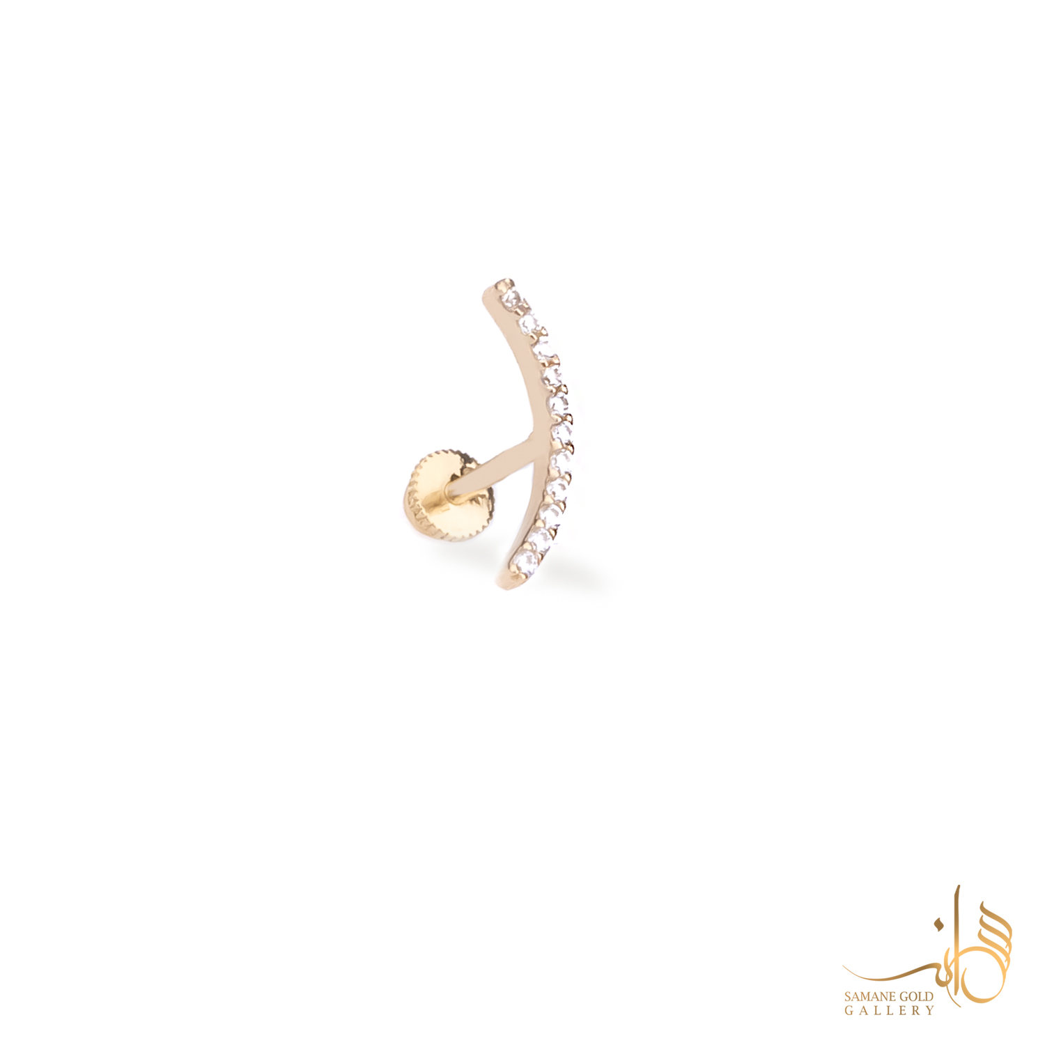 پیرسینگ طلا هلال