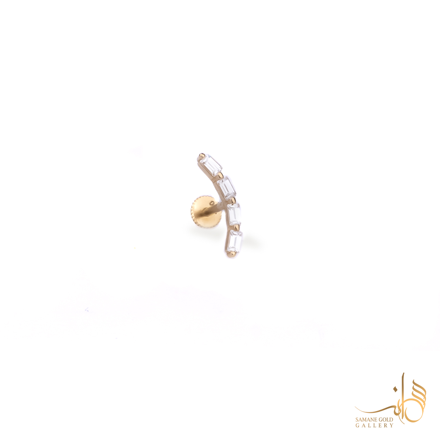 پیرسینگ طلا هلال باگت