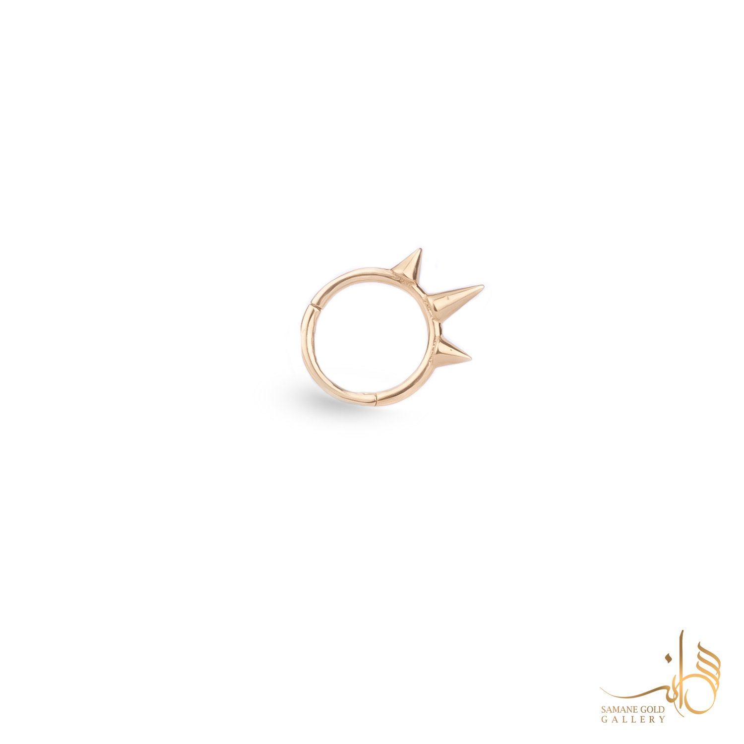 پیرسینگ طلا گاث goth