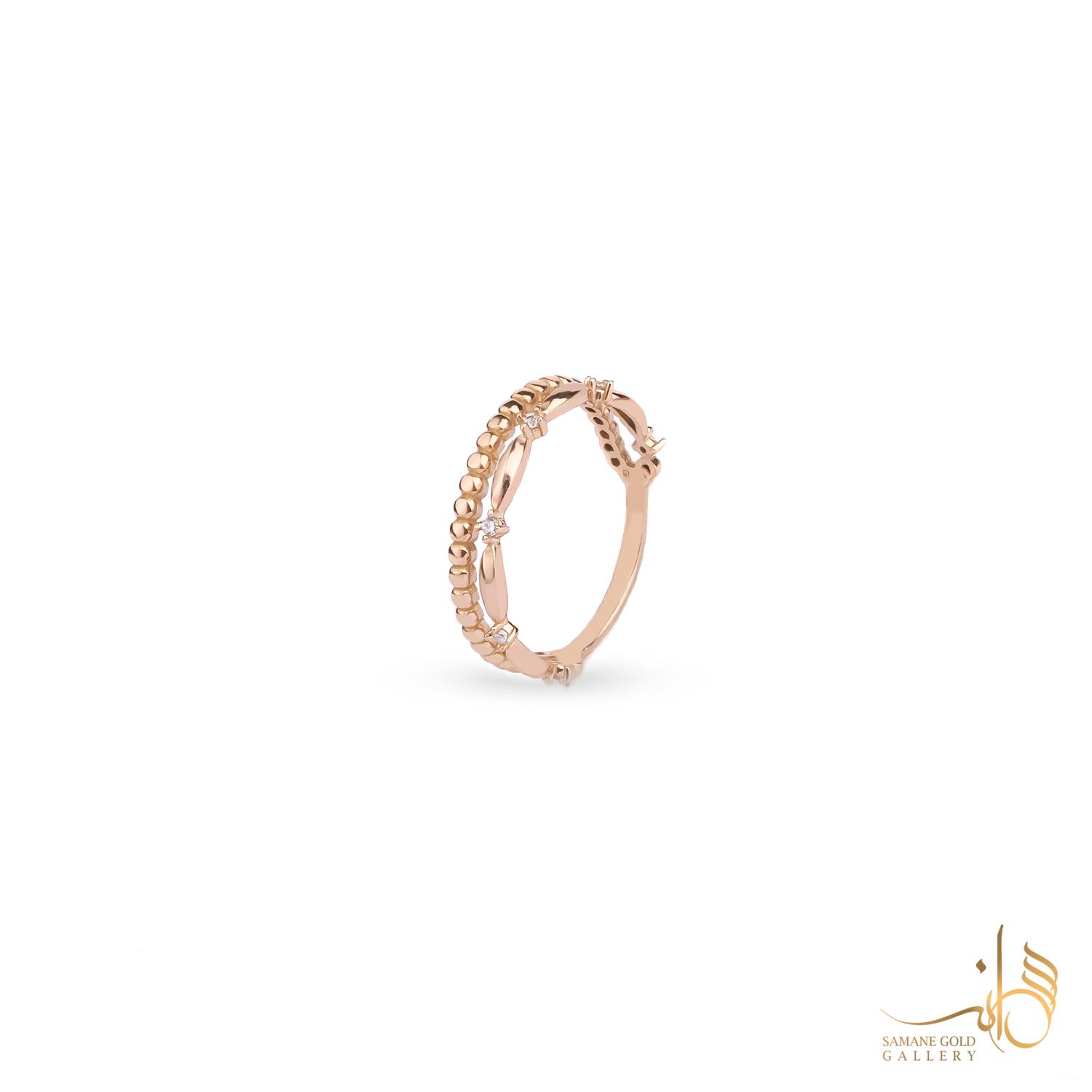 انگشتر طلا دولاین گوارسه و مارکیز